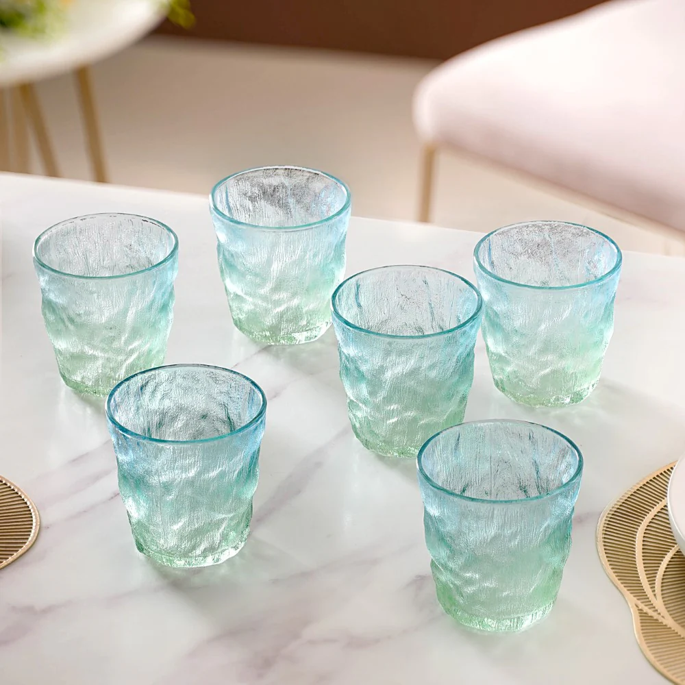 Short Ombre Glacier Glass Set Of 6 250 ml - Image 4