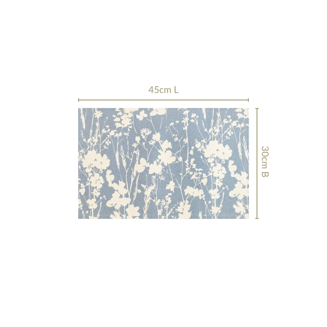 Slate Blue Cotton Placemat Set Of 6 - Image 4