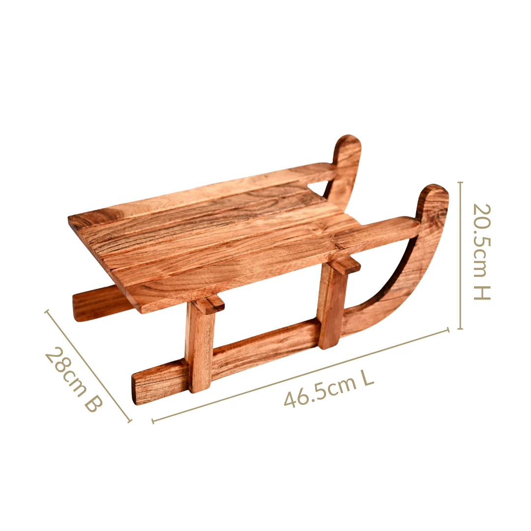 Sledge Acacia Wood Serving Platter Riser - Image 4