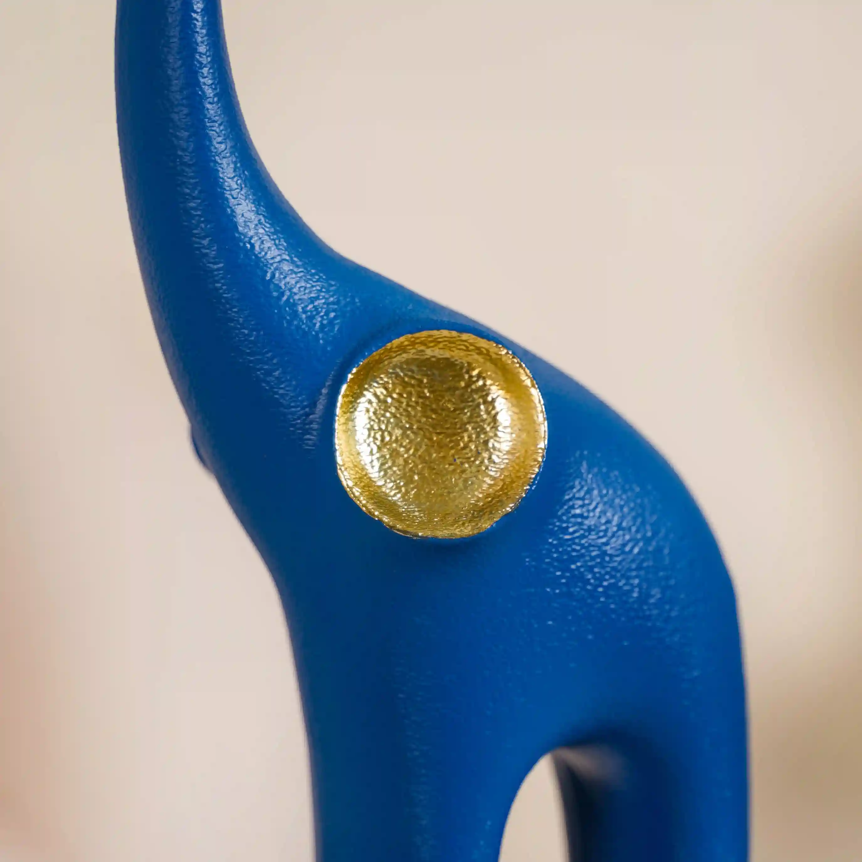 Sleek Elephant Figurine For Decor Blue - Image 8