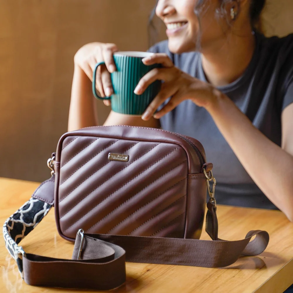 Sling Bag Brown - Image 6