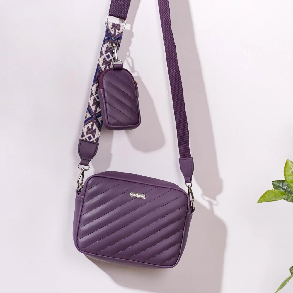 Sling Bag For Women Purple - Image 3