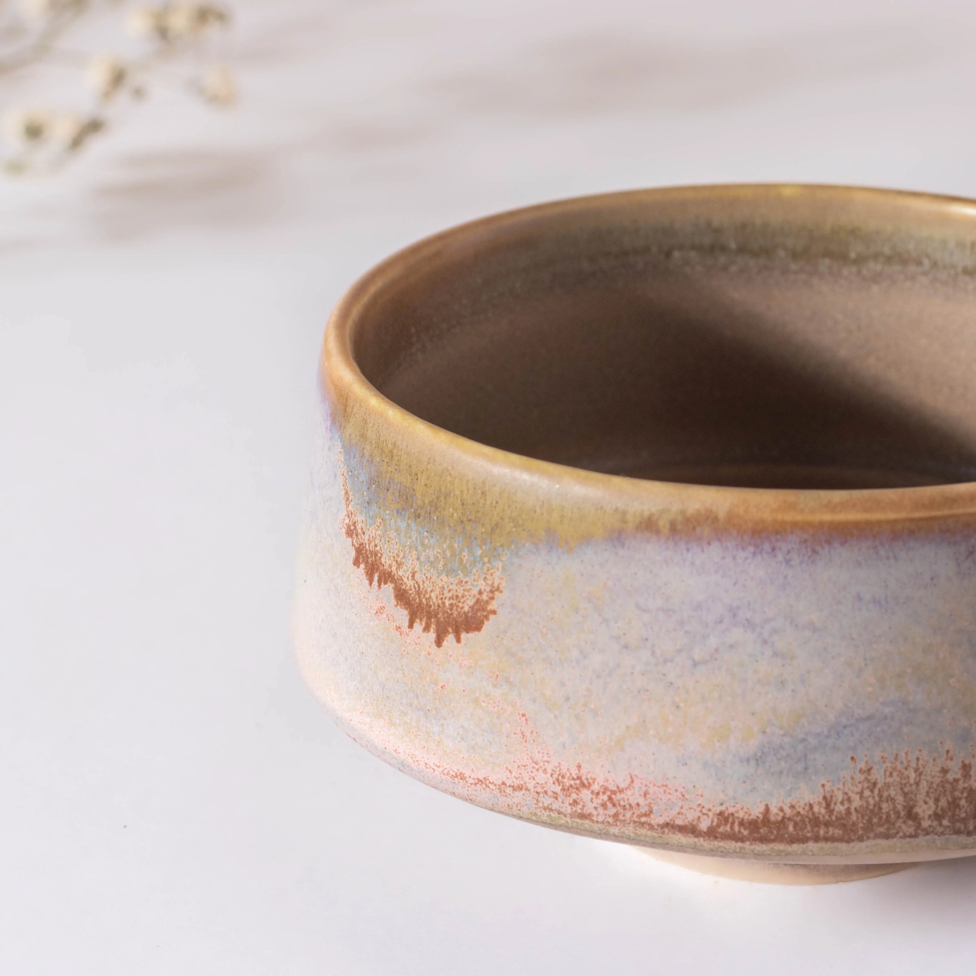 Small Beige Ombre Dip Bowl 100 ml - Image 6