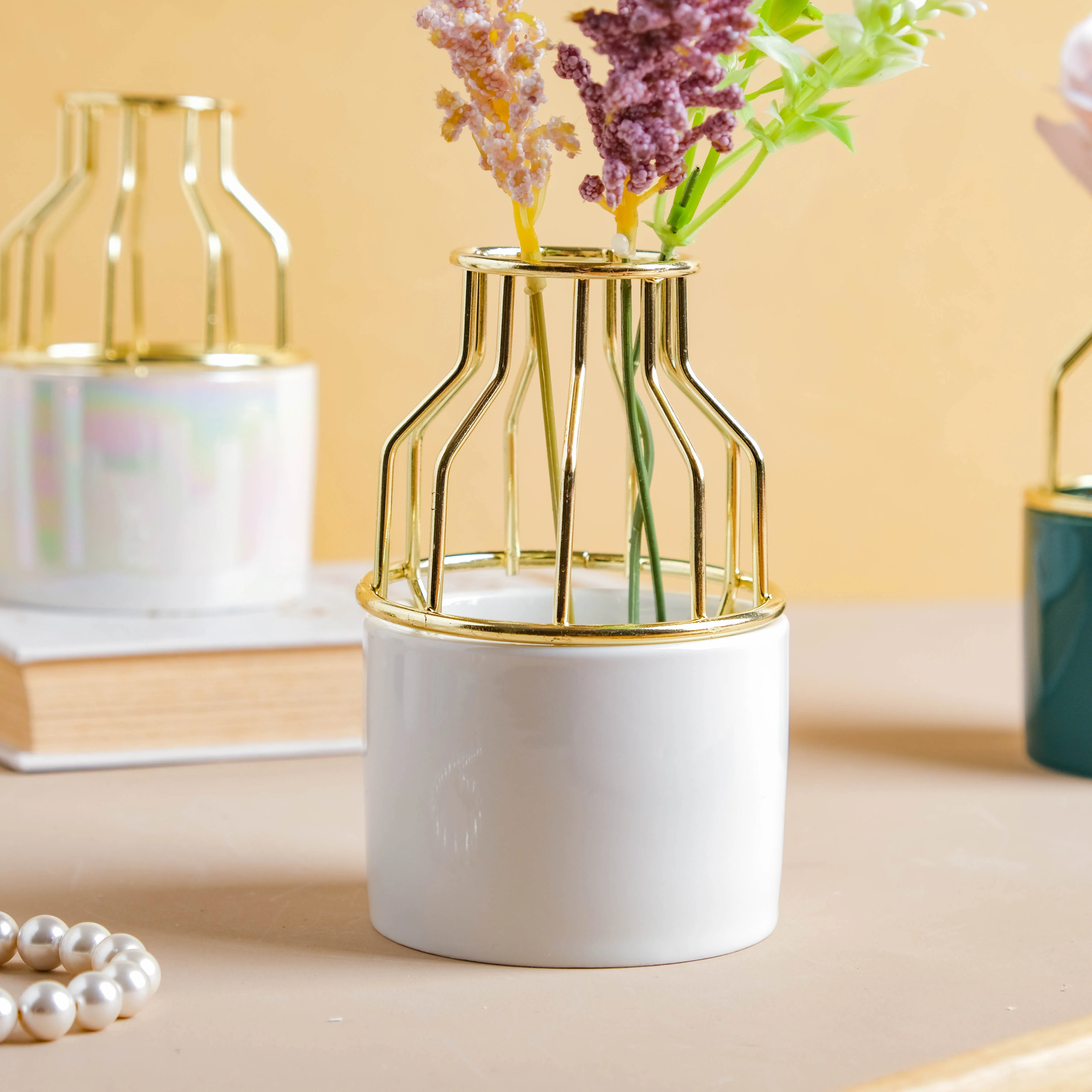 Small Ceramic Pot for Plants - Image 9
