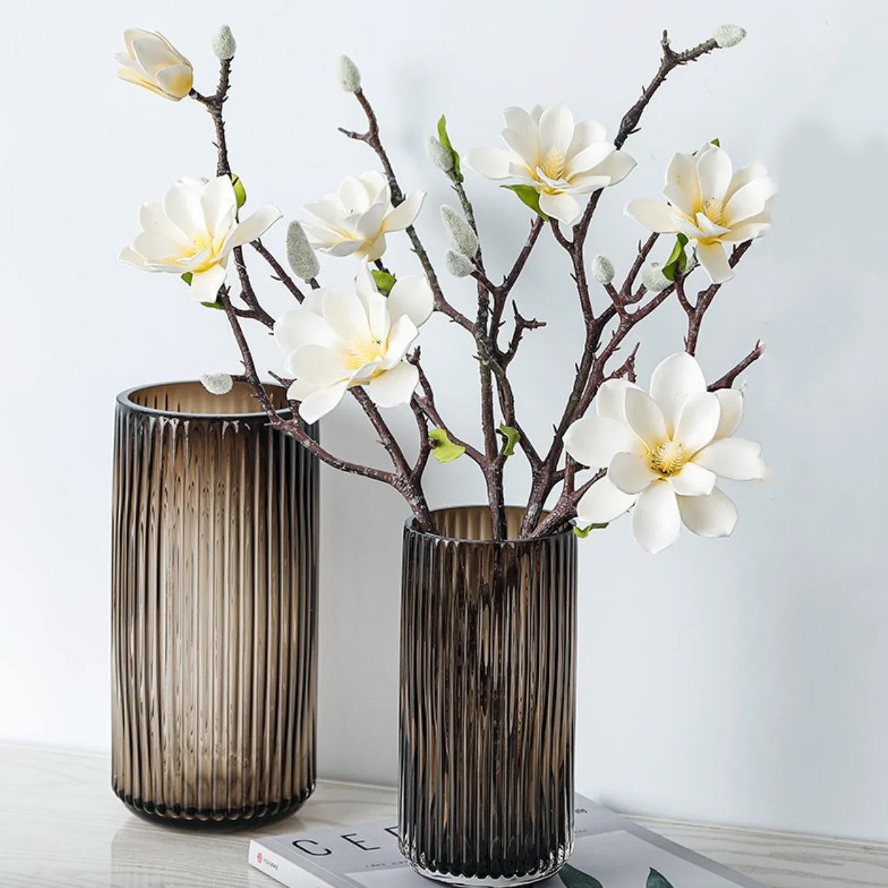 Small Glass Tube Vase - Image 3