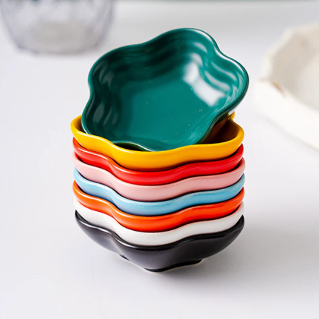 Snow White Floral Dip Bowl - Image 10
