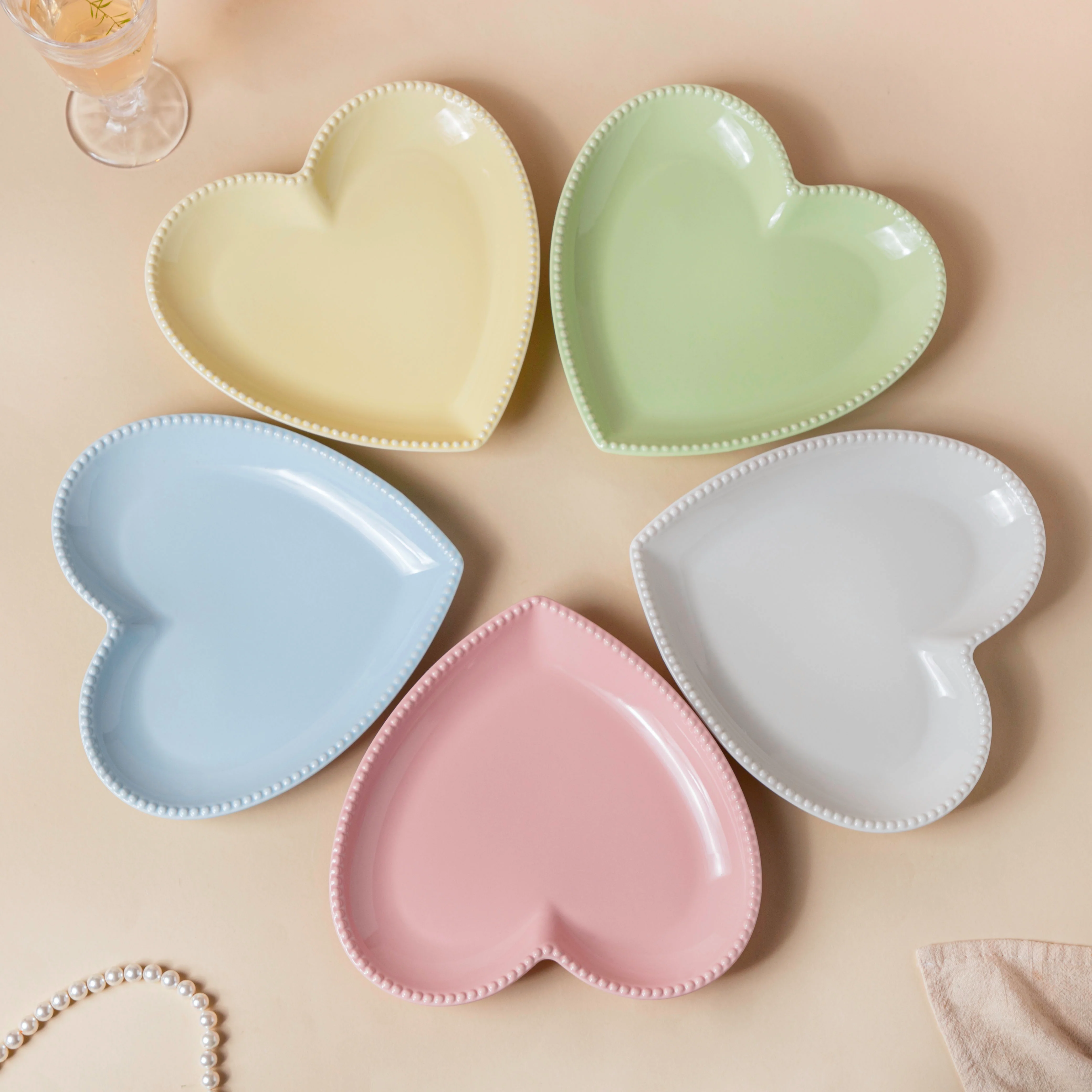 Snow White Heart Snack Plate - Image 6
