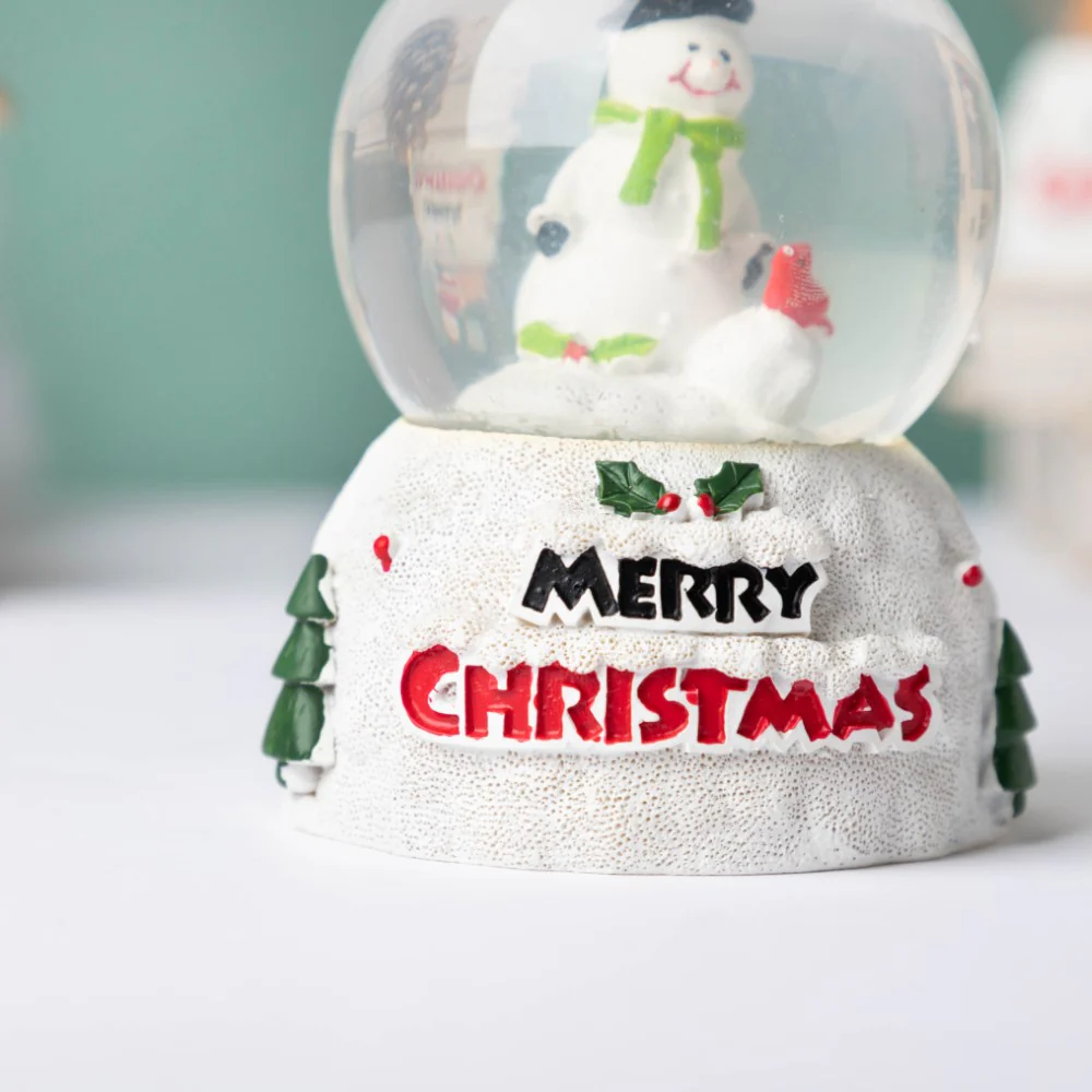 Snowman Snow Globe LED Light Large - Image 4