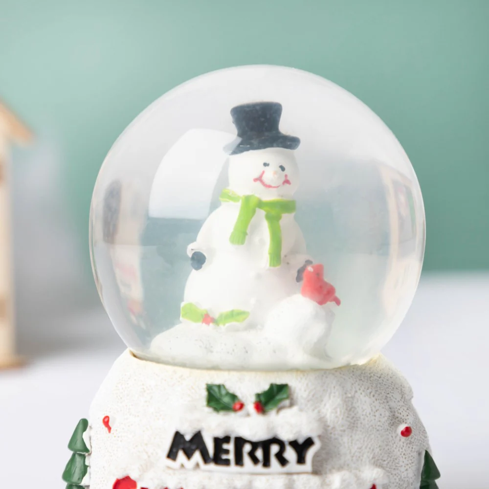 Snowman Snow Globe LED Light Large - Image 5