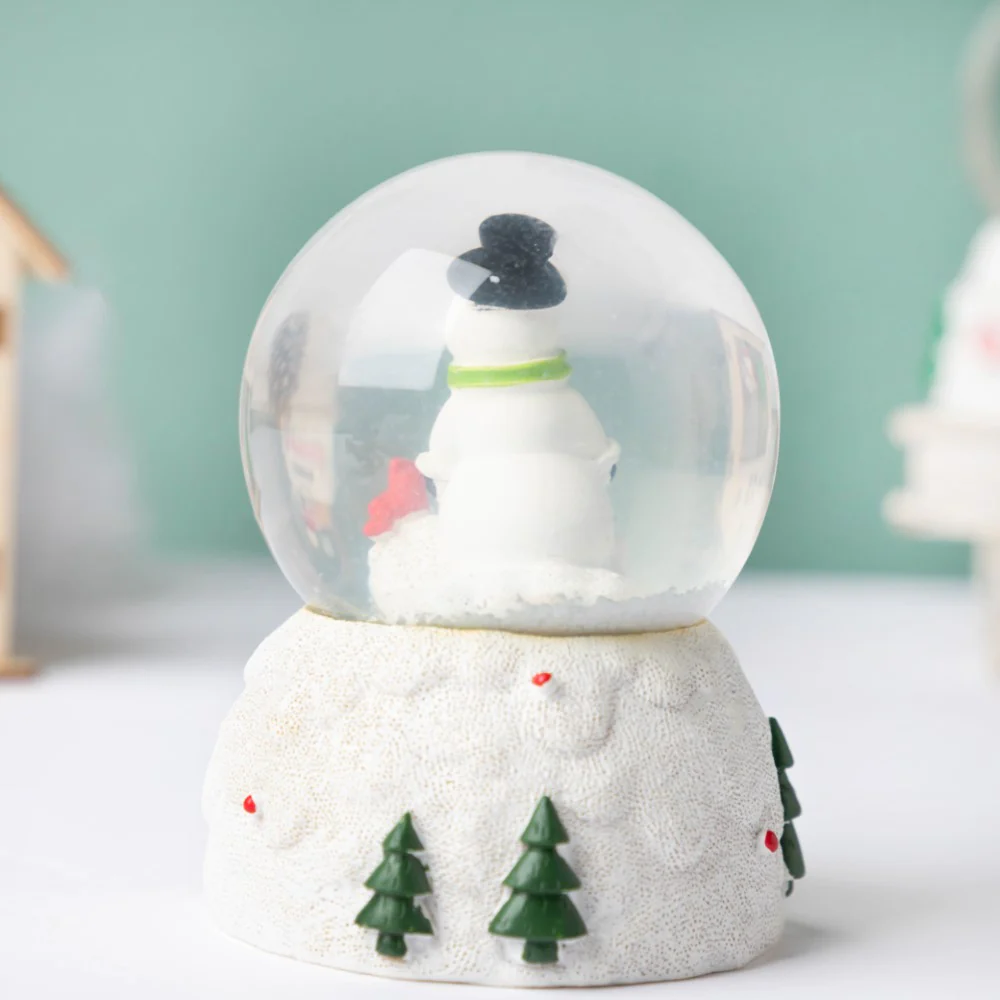 Snowman Snow Globe LED Light Large - Image 7