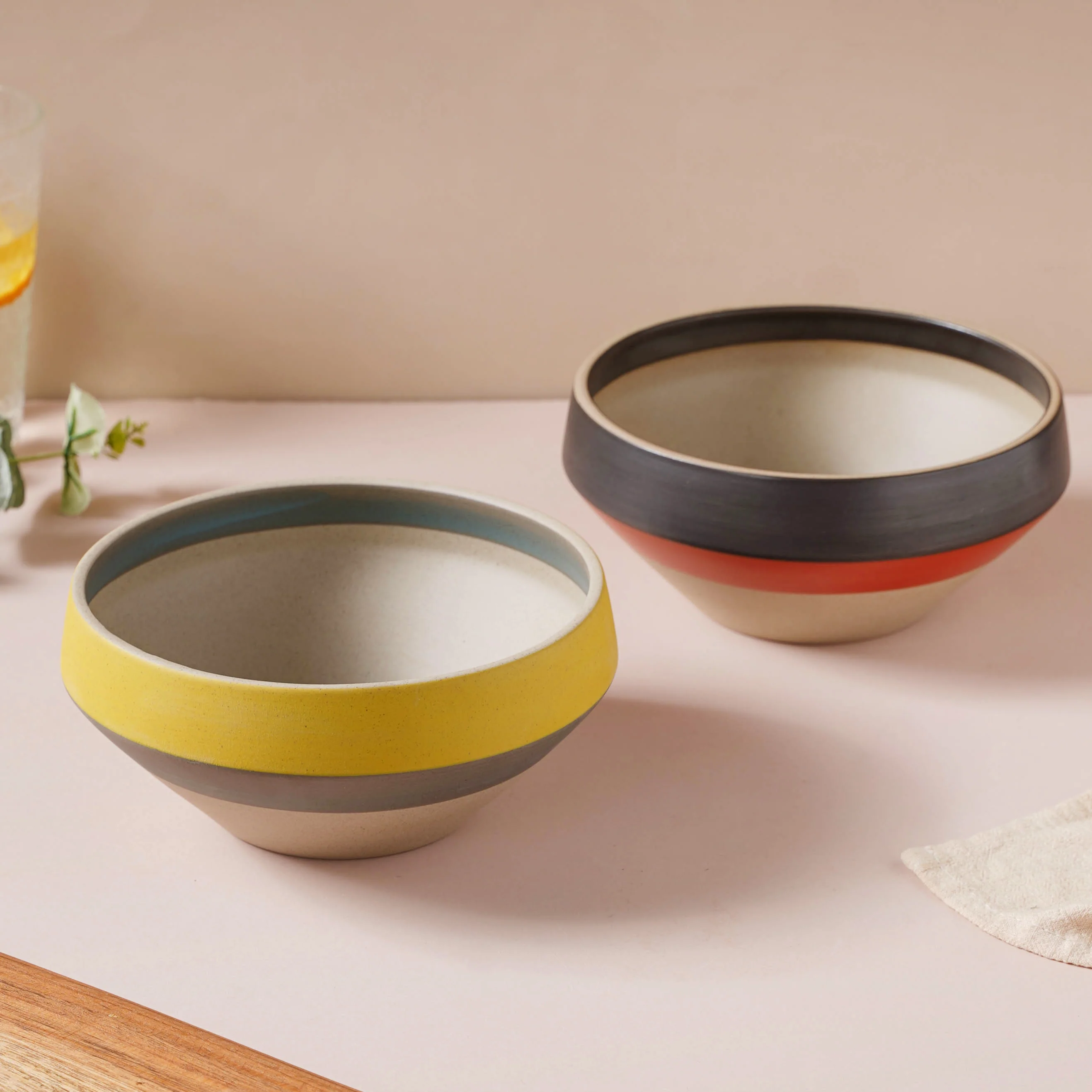 Soboku Red And Black Small Serving Bowl 6.5 Inch 1 L - Image 7