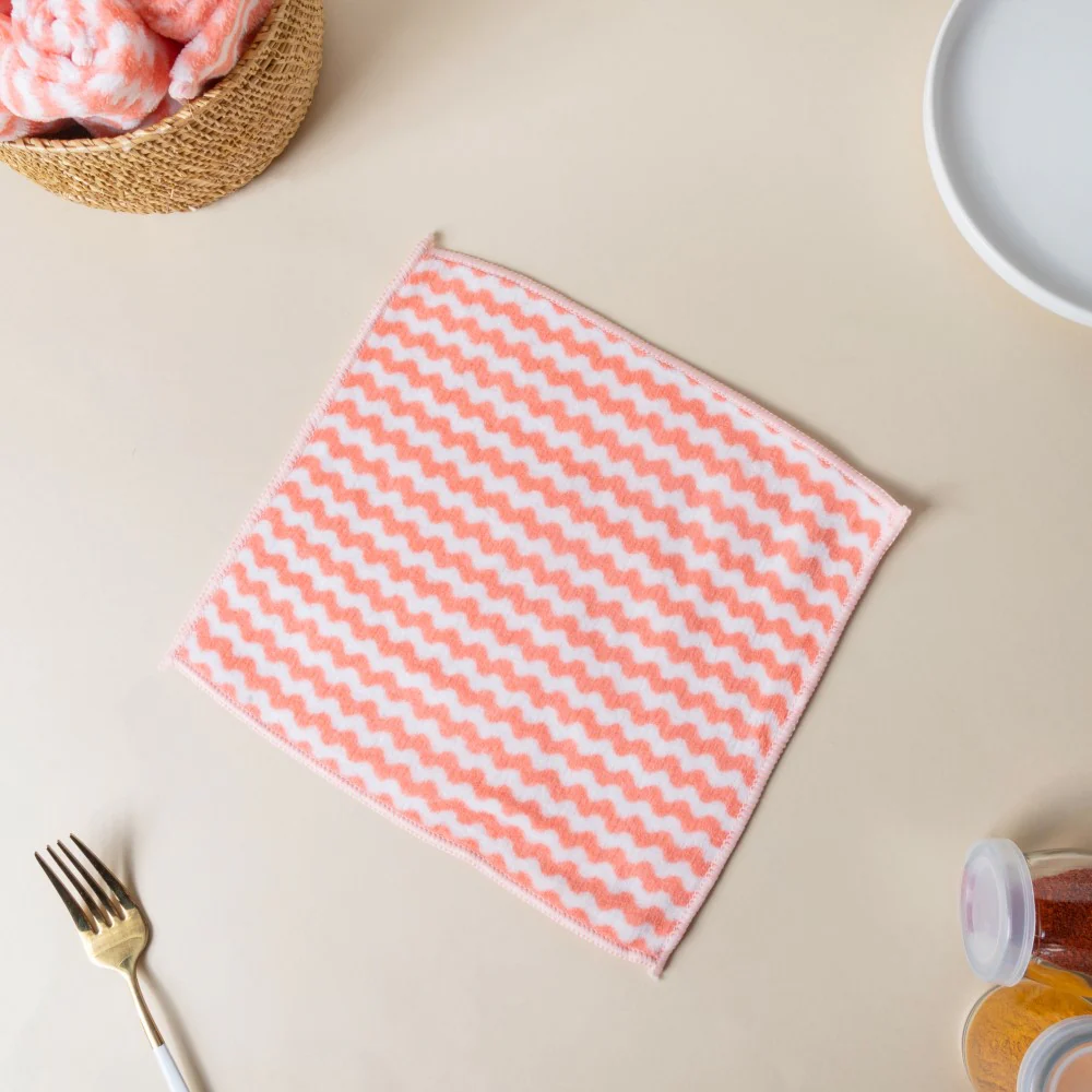 Soft Duster Cloth Peach Set Of 10 - Image 3