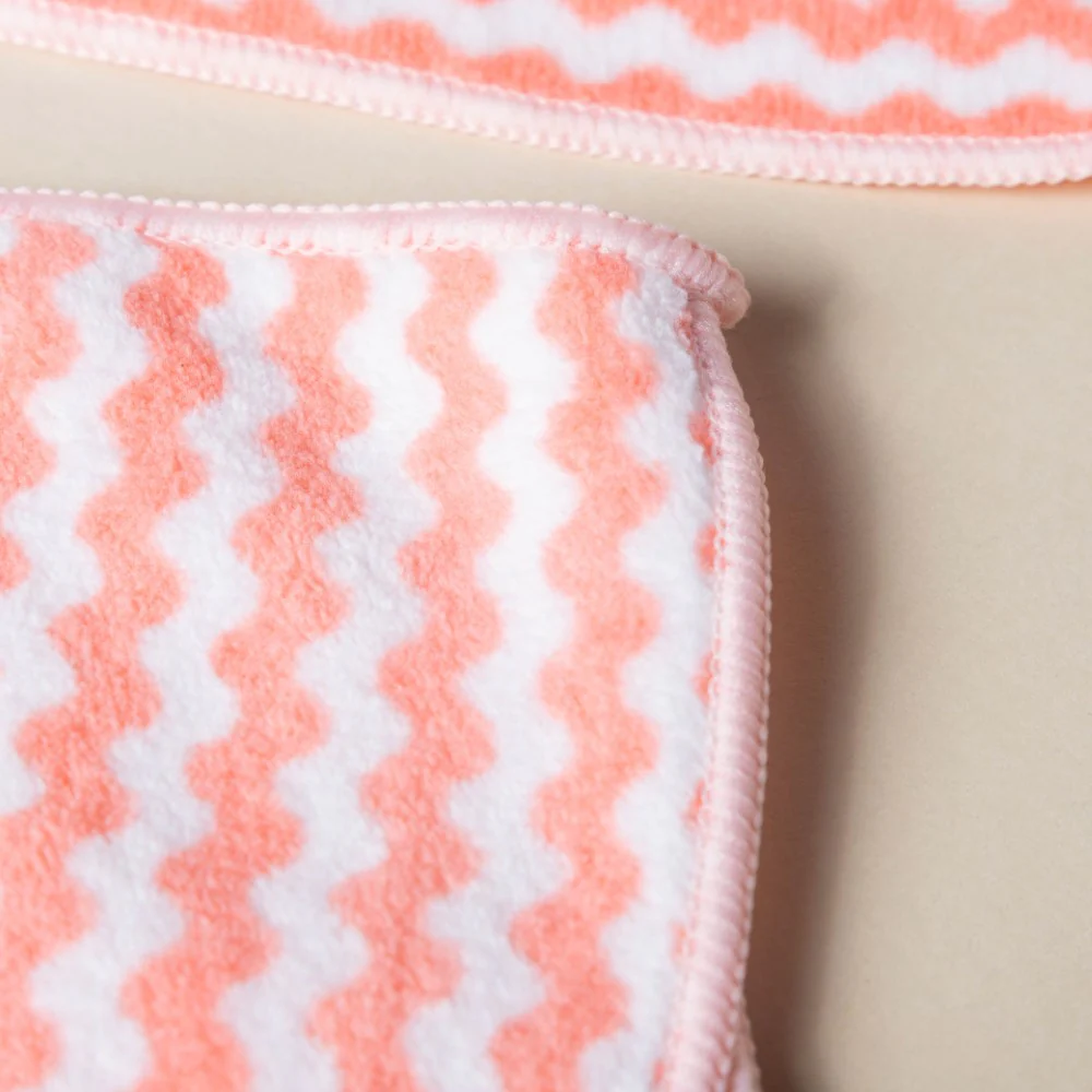 Soft Duster Cloth Peach Set Of 10 - Image 4