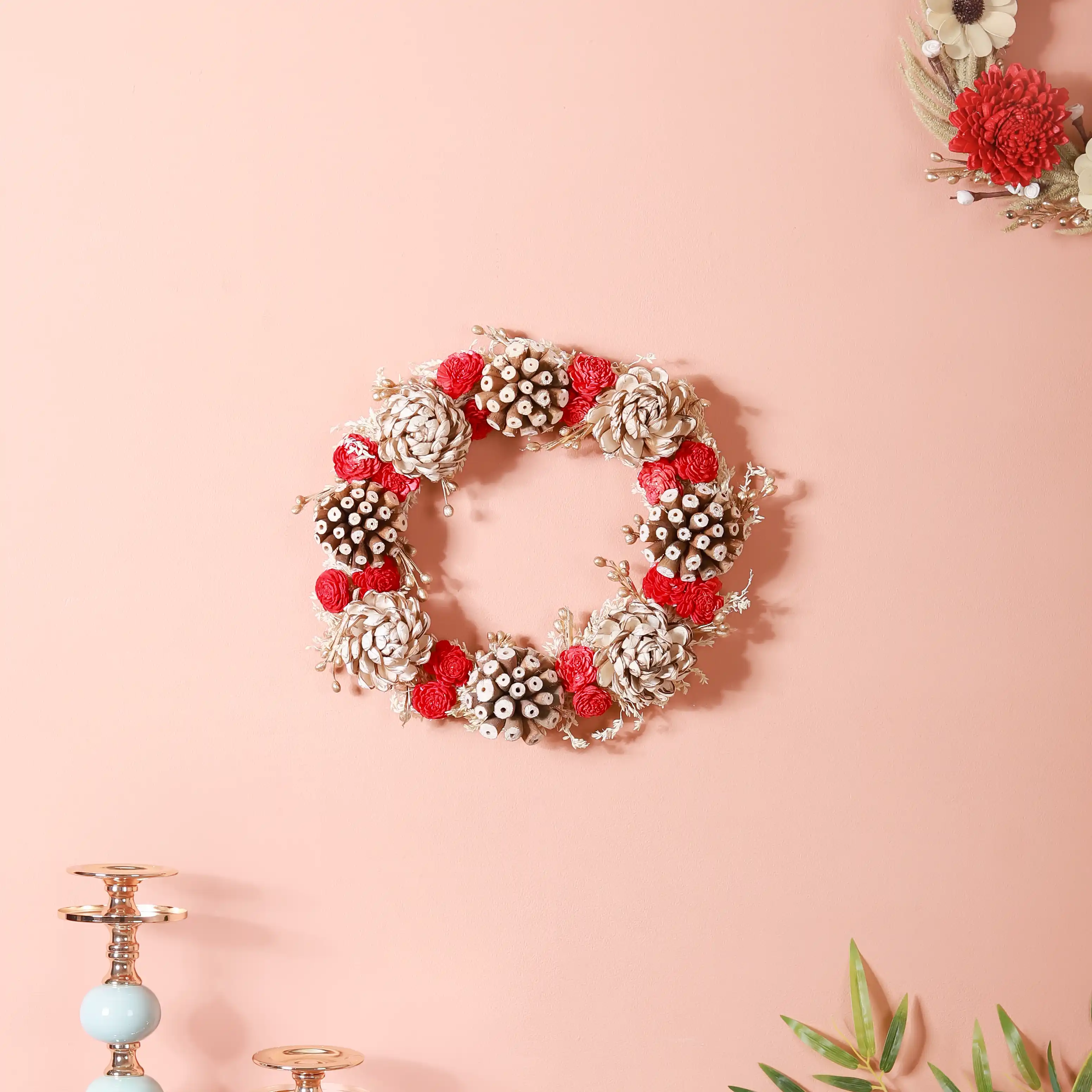 Sola Flower Handmade Wreath For Wall Decor - Image 3