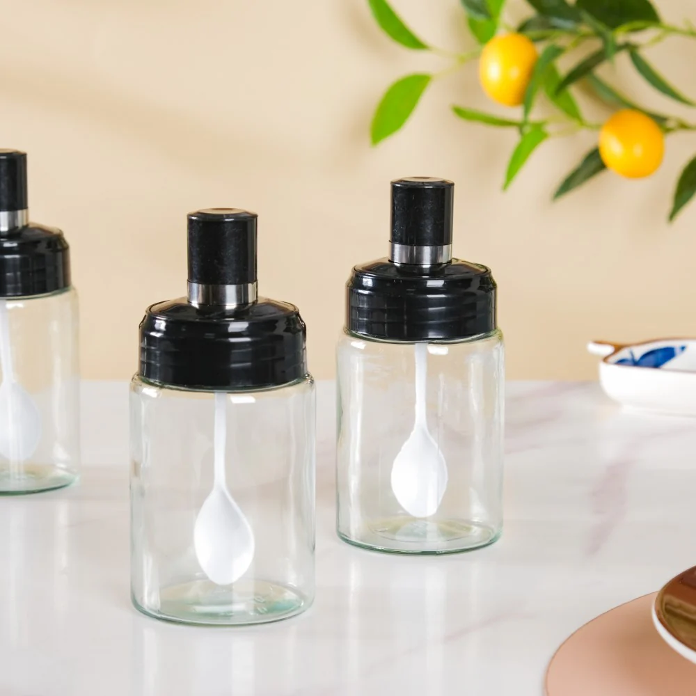 Spice Jar With Spoon Set Of 3 - Image 10