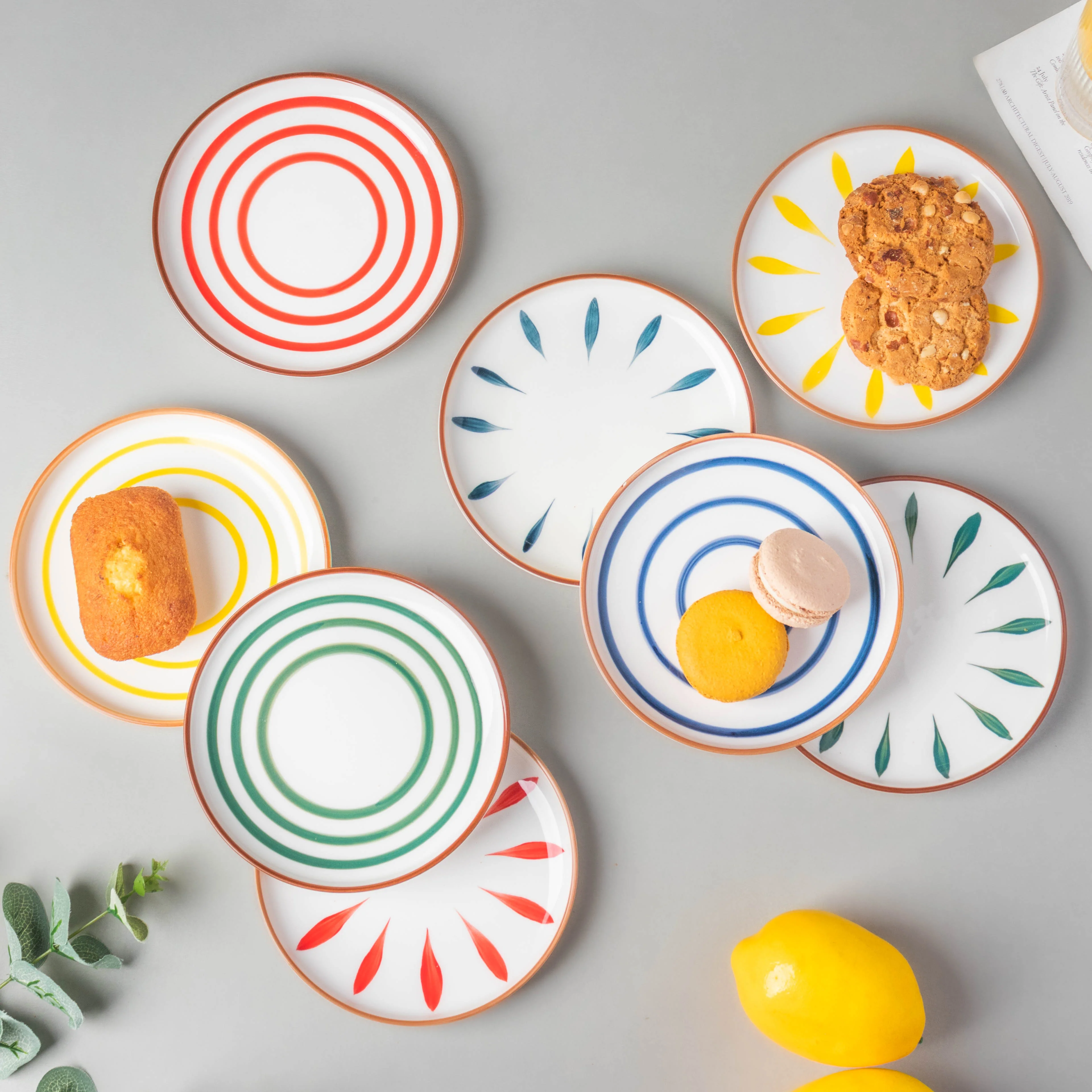 Spiral Snack Plate Yellow 6 Inch - Image 7