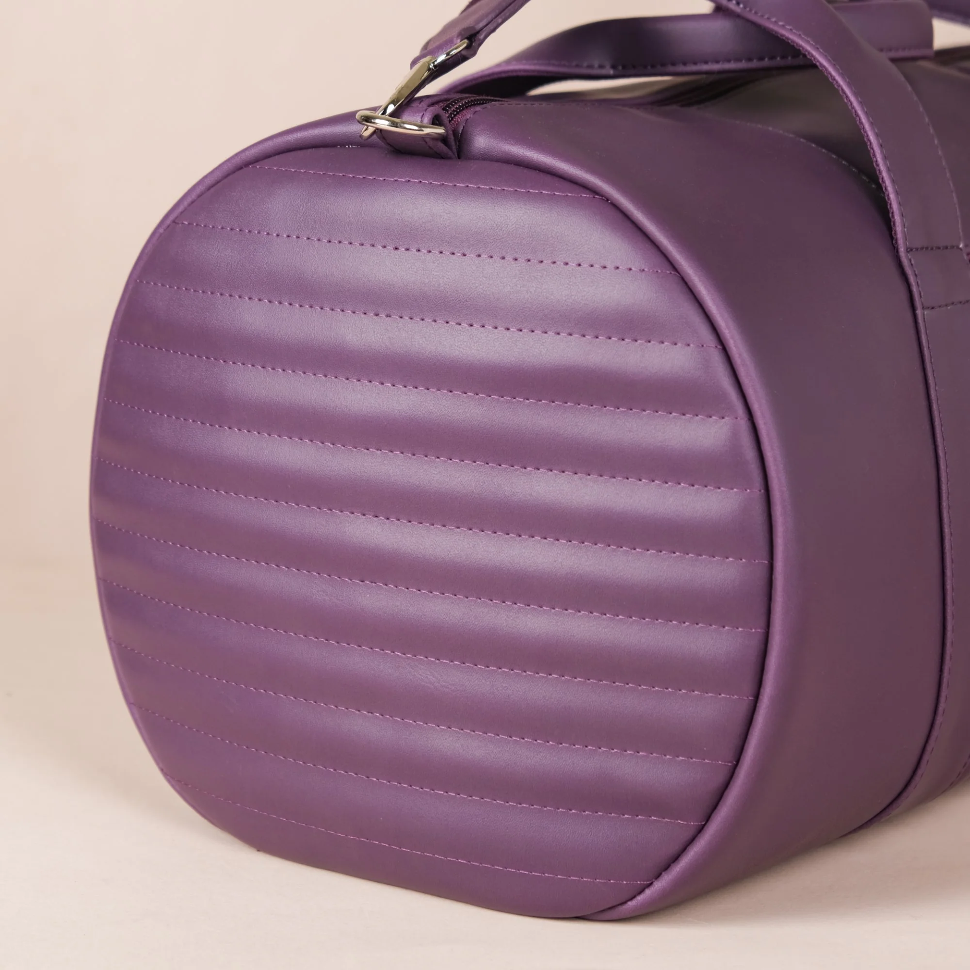 Sporty Duffel Bag Purple Large 17x9 Inch - Image 14