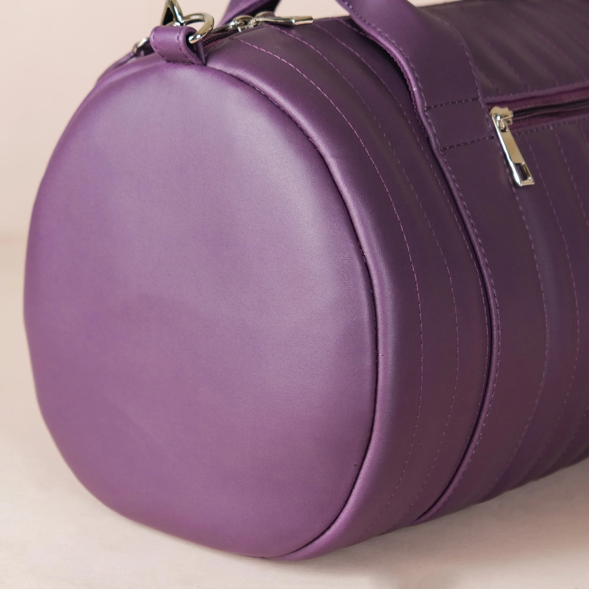 Sporty Duffel Bag Purple Small 14x7 Inch - Image 13