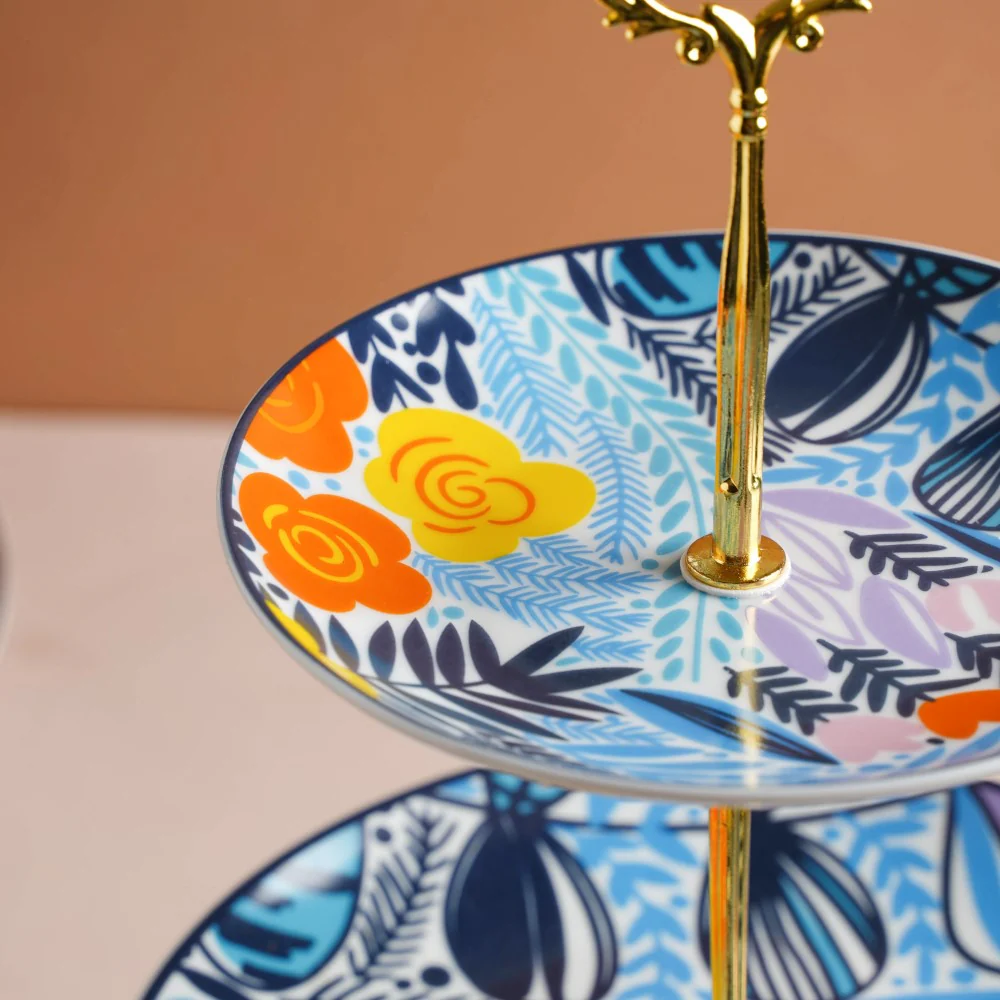 Spring Printed 3-Tier Dessert Display Stand - Image 8