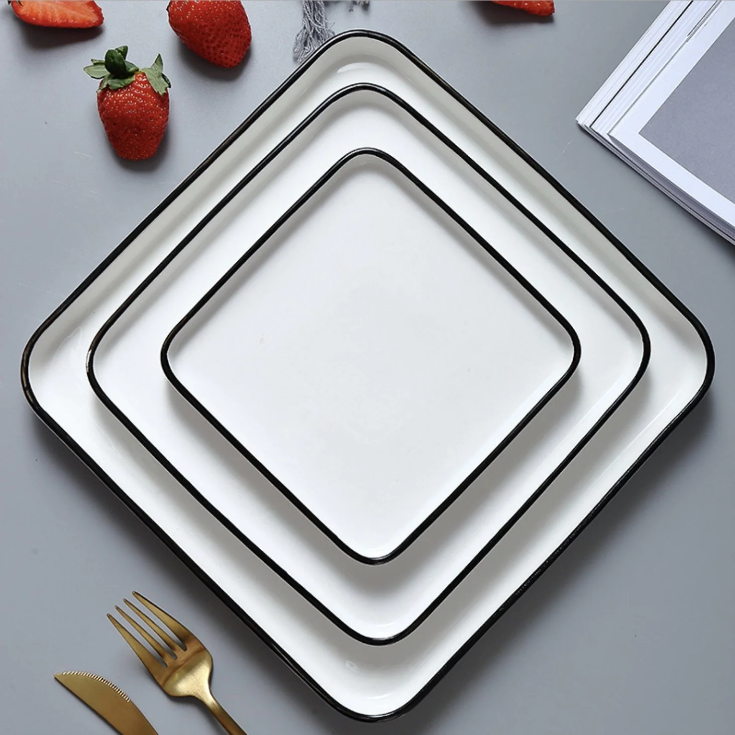 Square Dinner Plate - Image 11