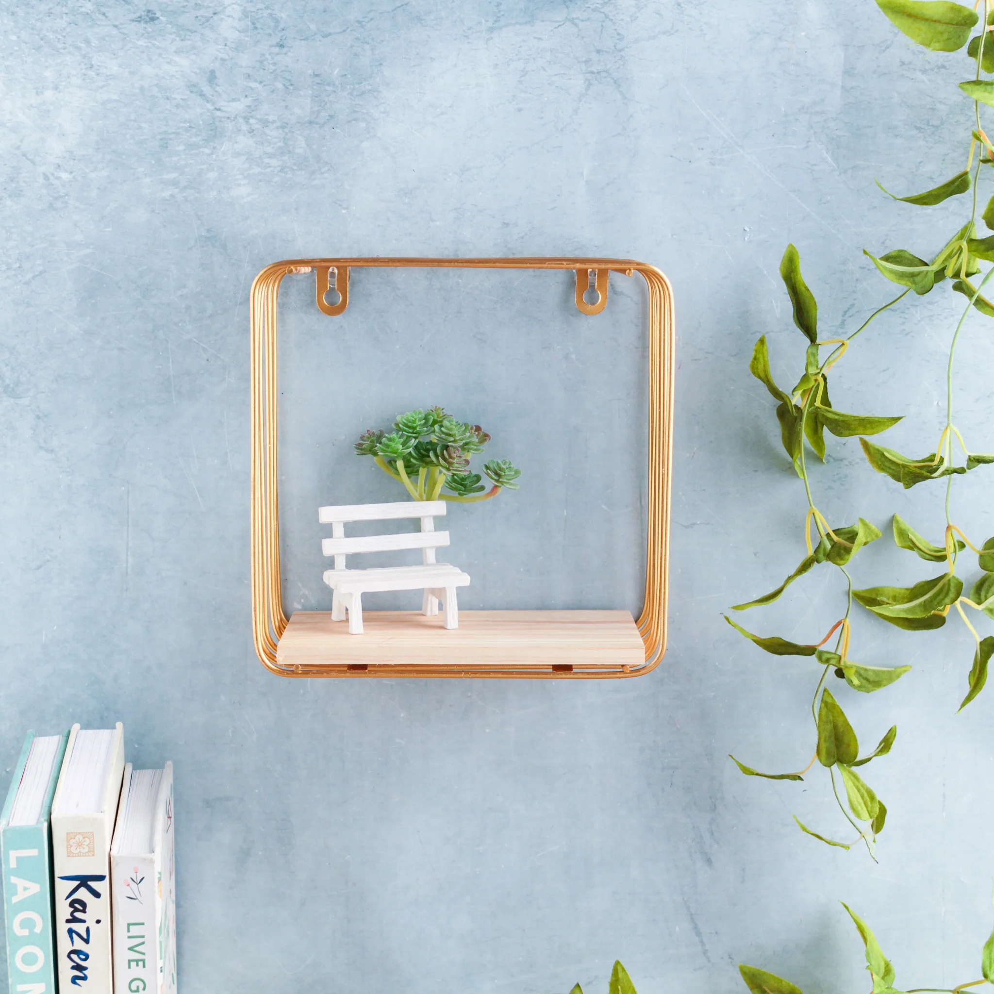 Square Metal Shelf - Image 2