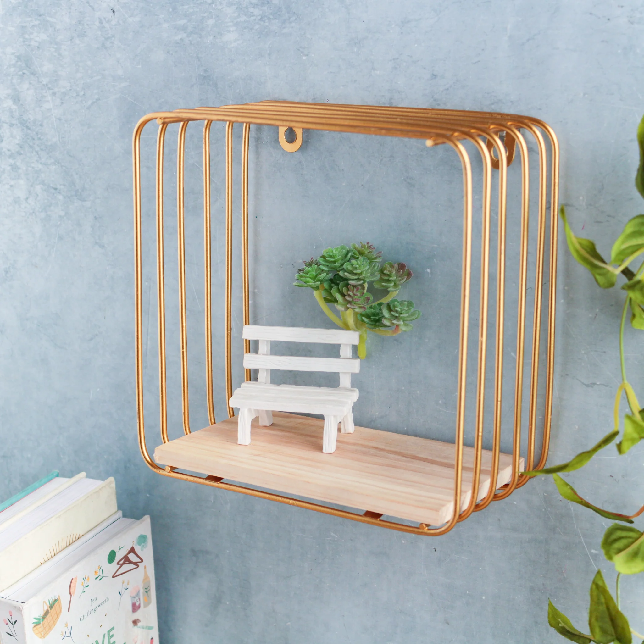 Square Metal Shelf - Image 5