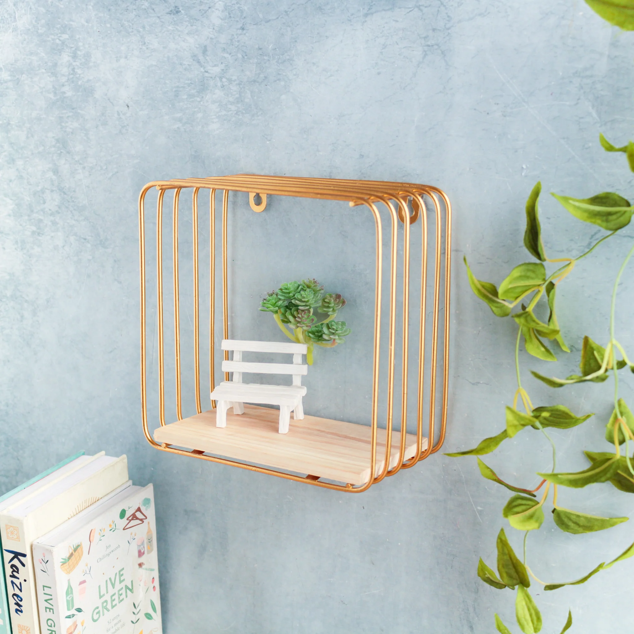 Square Metal Shelf - Image 6
