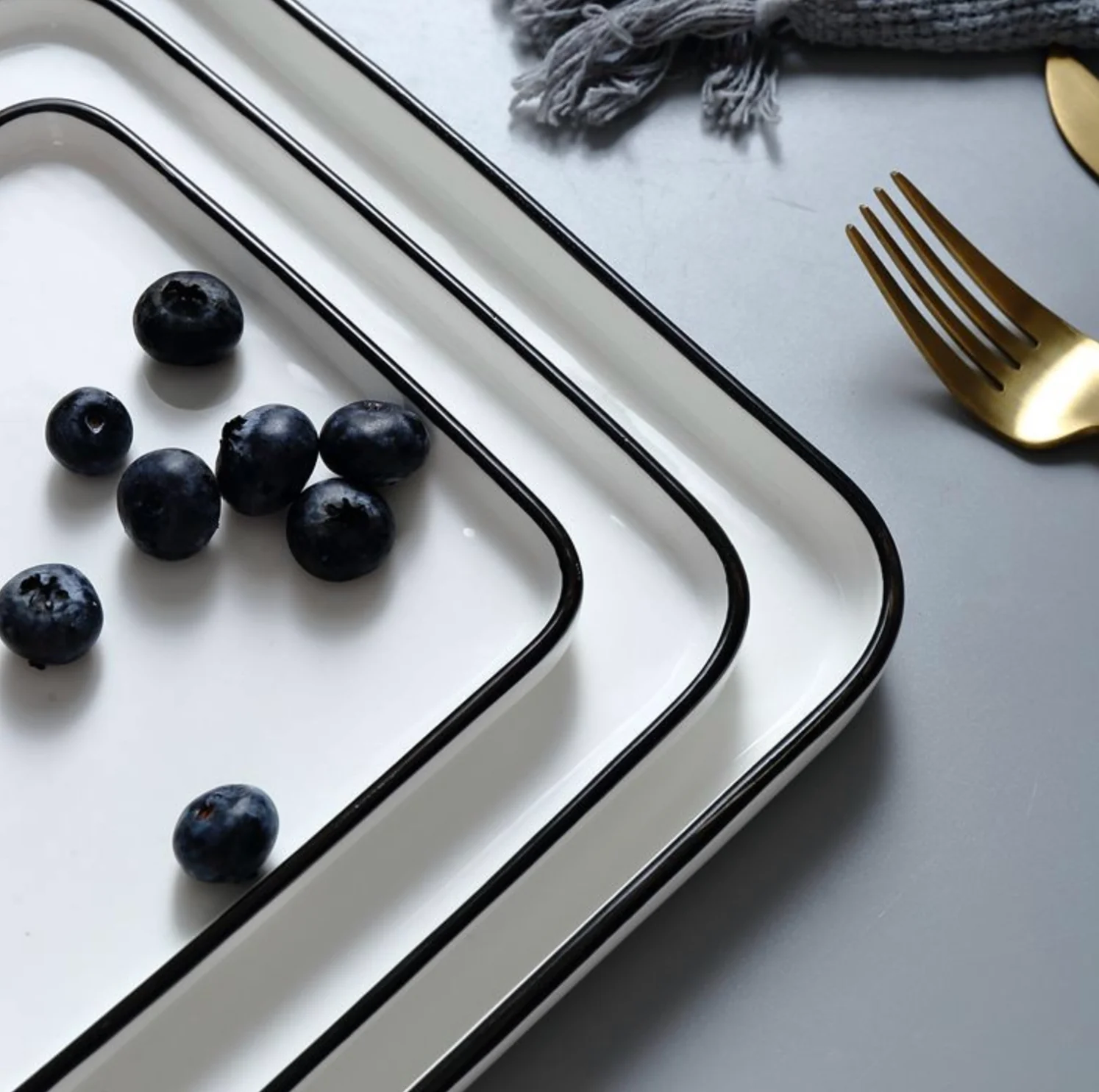 Square Salad Plate - Image 5