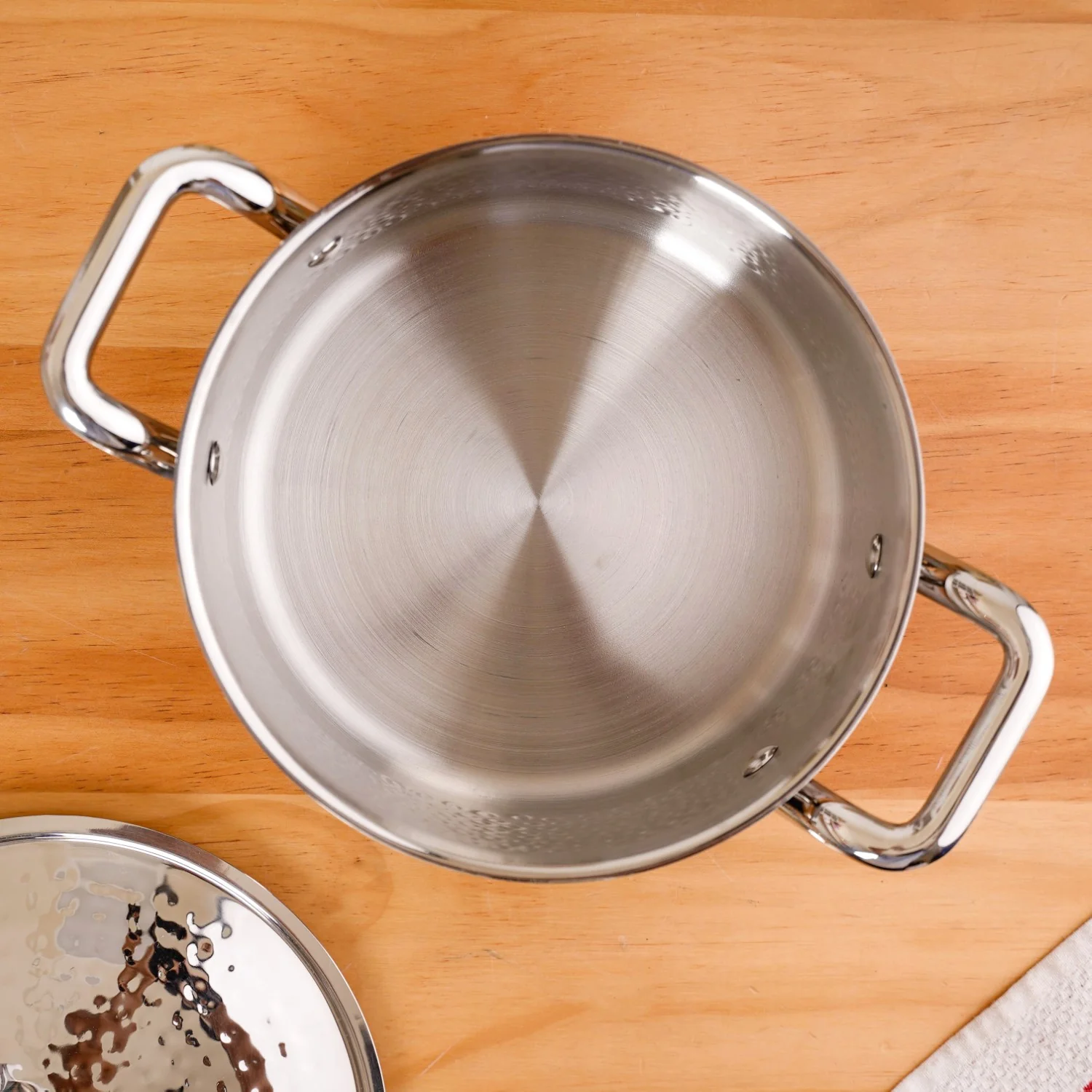 Stainless Steel Casserole Cooking Pot Tri-Ply With Lid 3000ml - Image 9