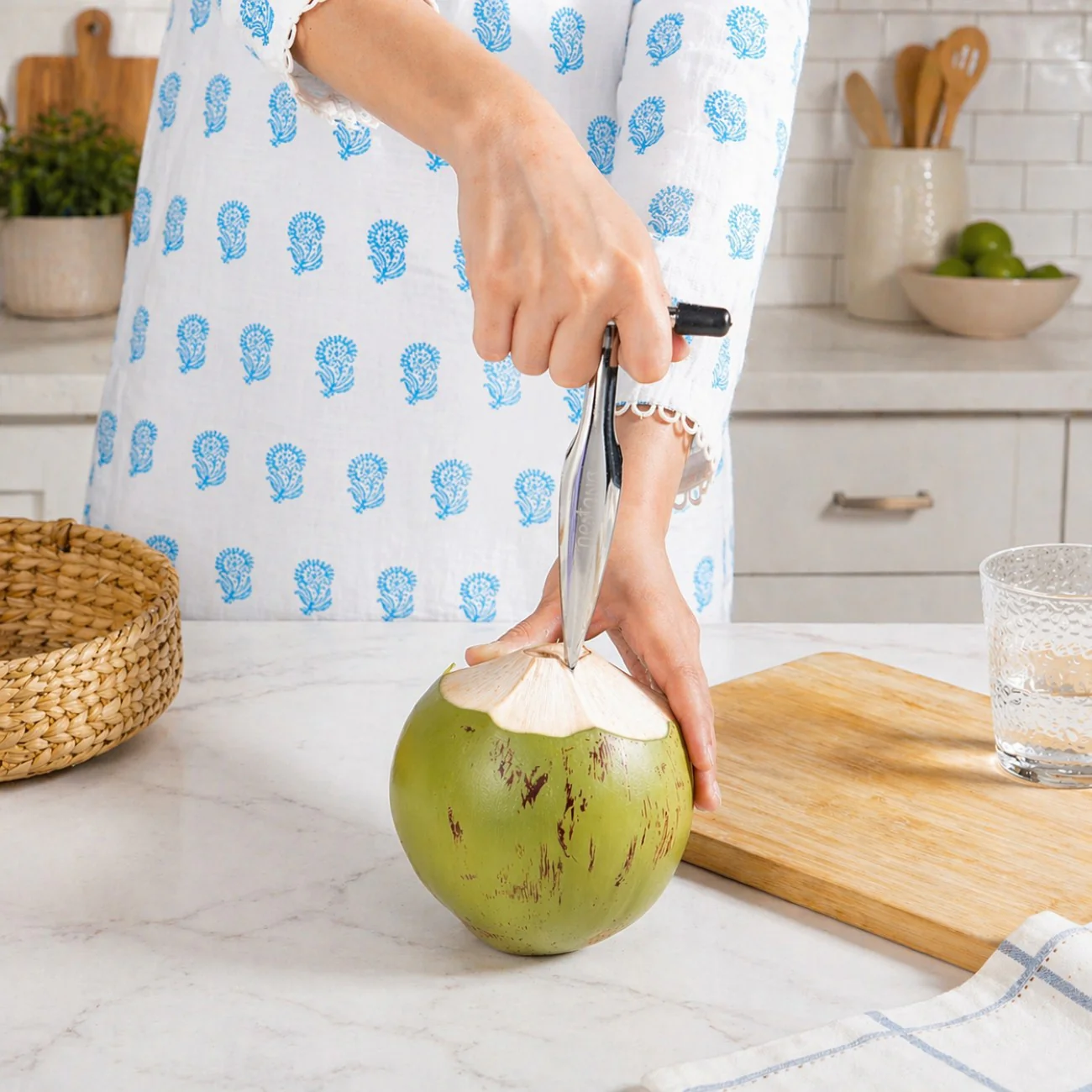 Stainless Steel Coconut Opener - Image 2