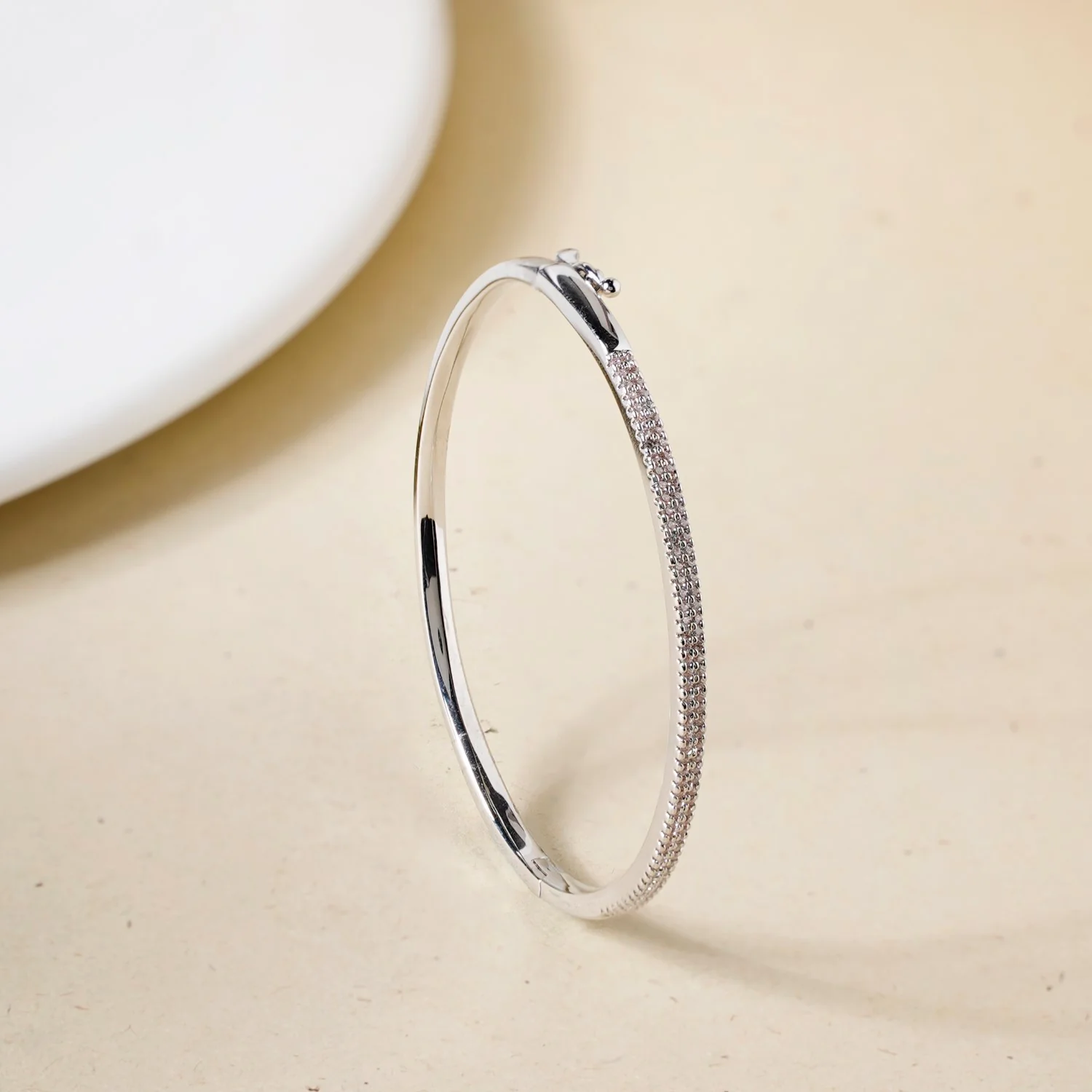 Starlight Silver Statement Bracelet