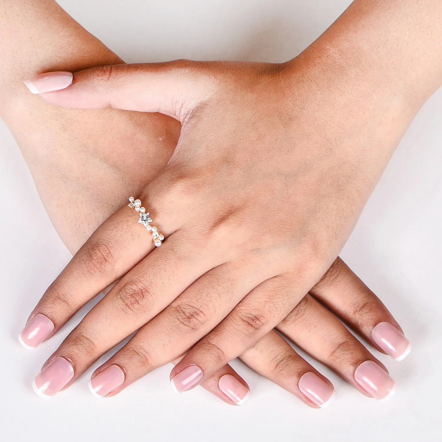 Starlit Elegance Gold Ring - Image 2