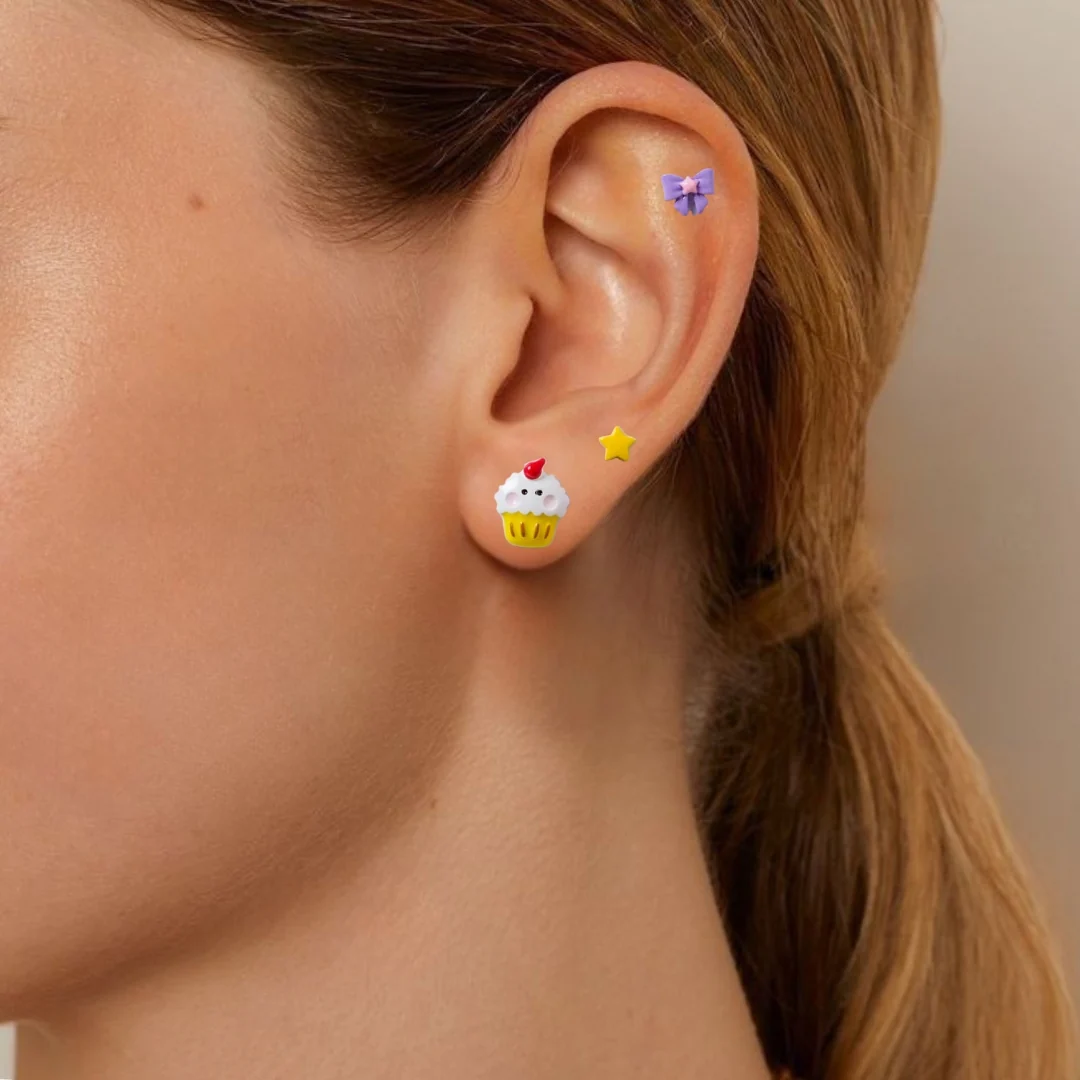 Starry Cuteness Fancy Studs Set Of 3 - Image 5