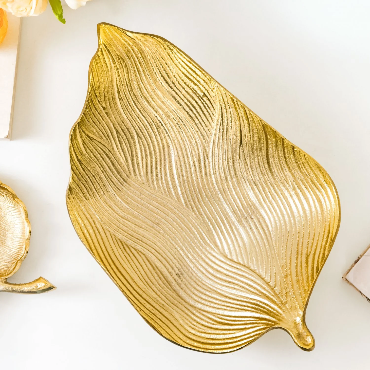 Statement Gold Leaf Table Decorative Tray - Image 5