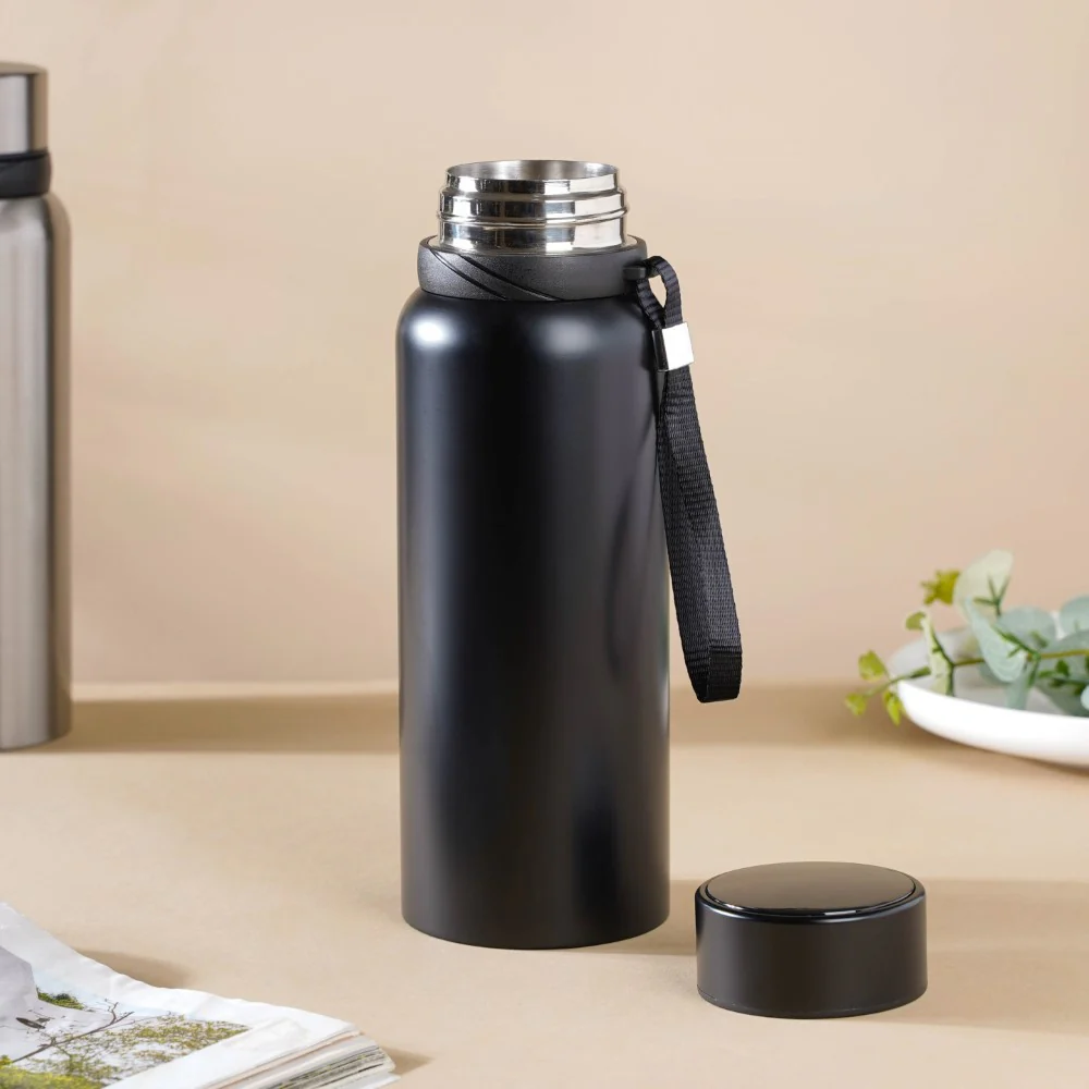 Steel Flask Black 800 ml - Image 3