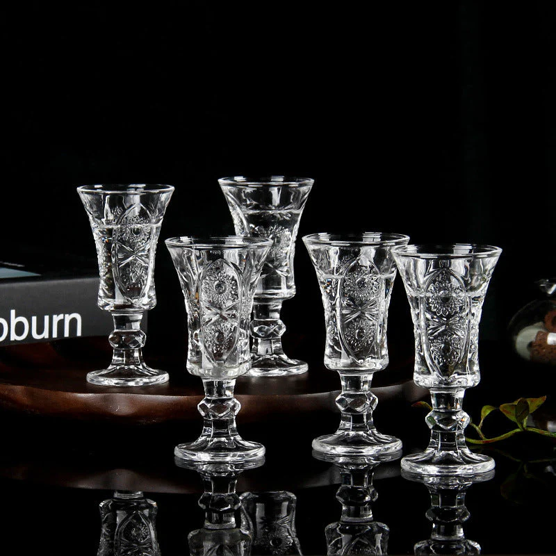 Stemmed Dessert Wine Glass Set of 2 Small - Image 9
