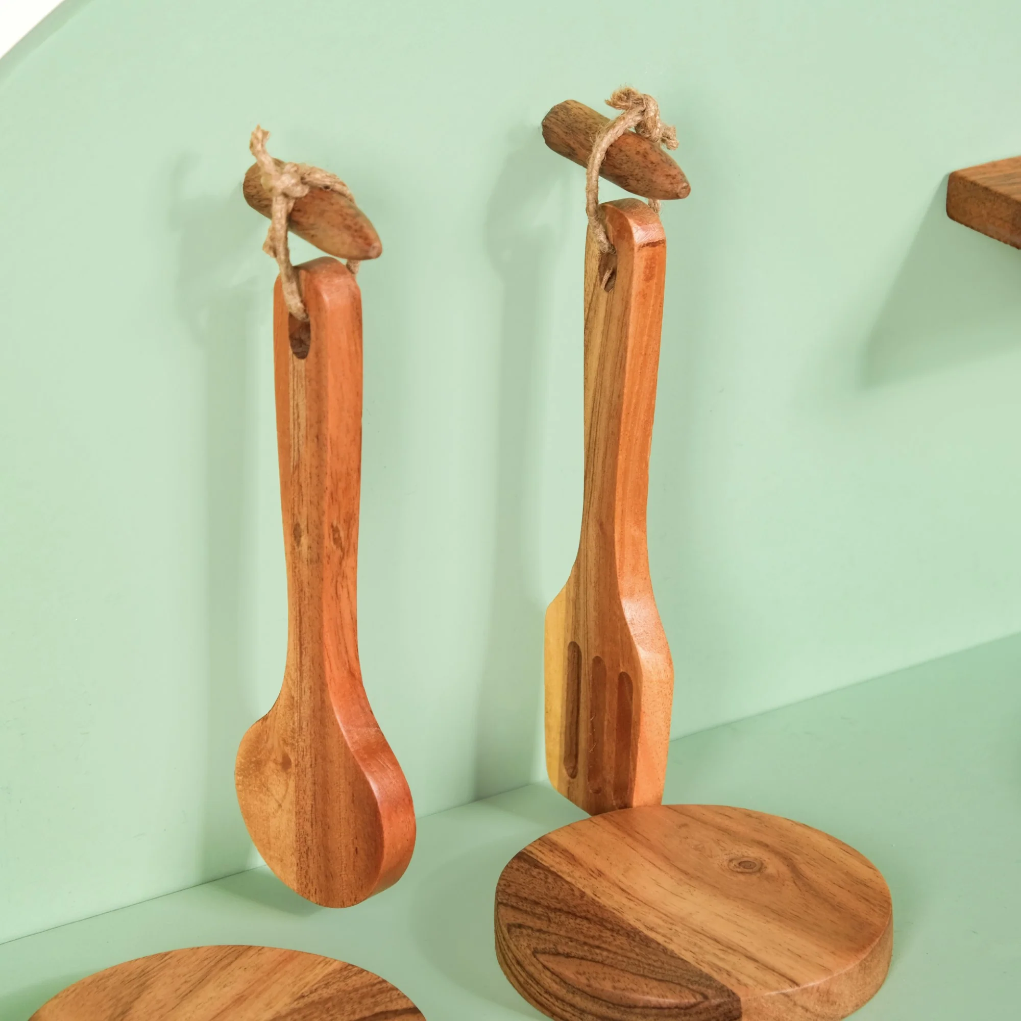 Stimulation Wooden Play Kitchen Set With Utensils - Image 9
