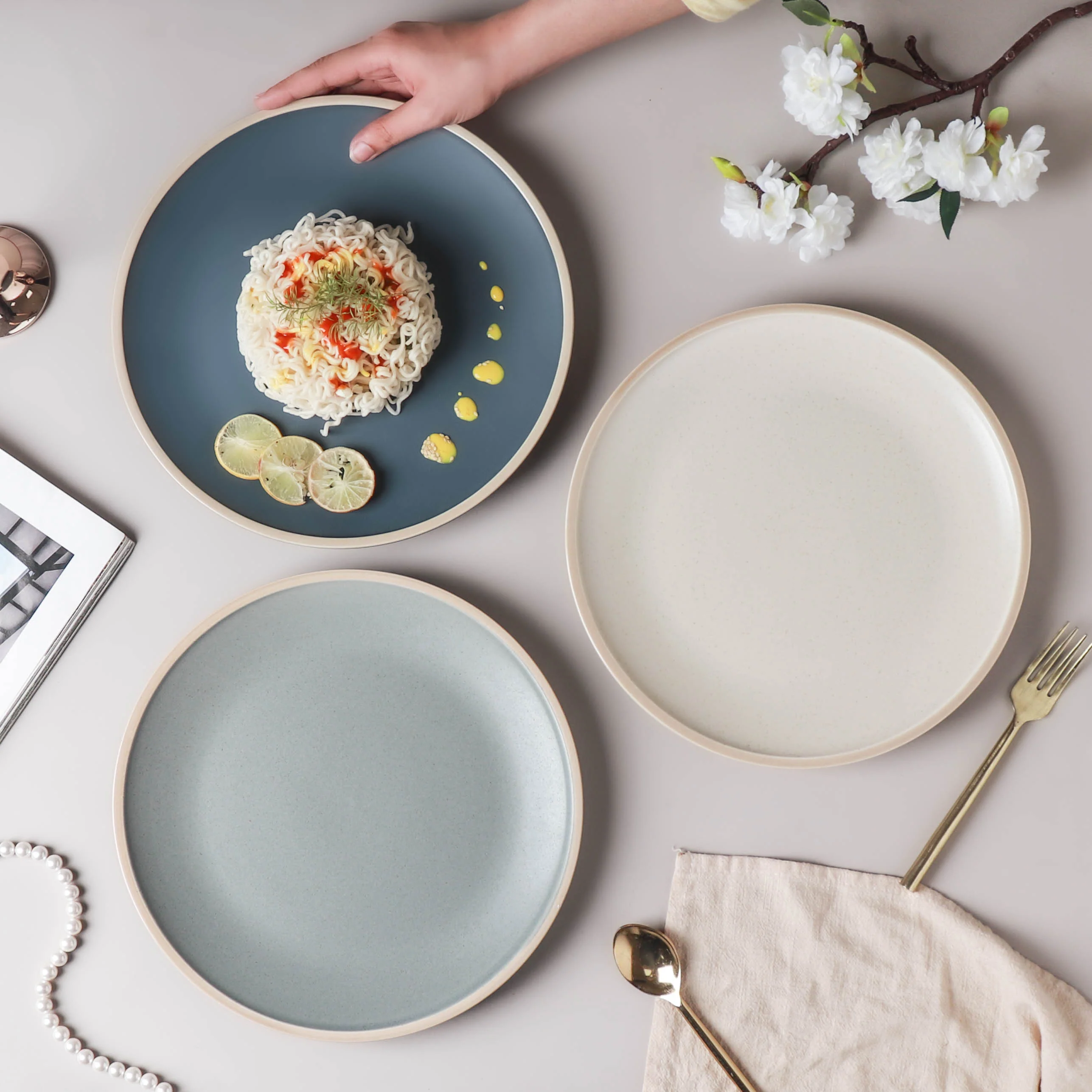 Stoneware Matte Dinner Plate