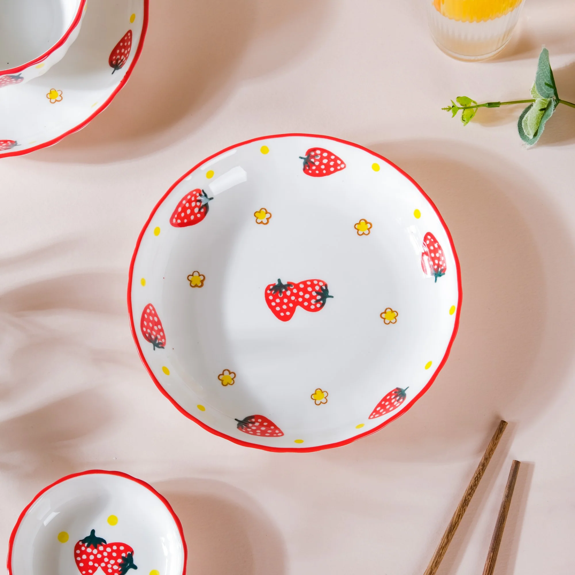 Strawberry 11 Piece Dinner Set For 2 - Image 5
