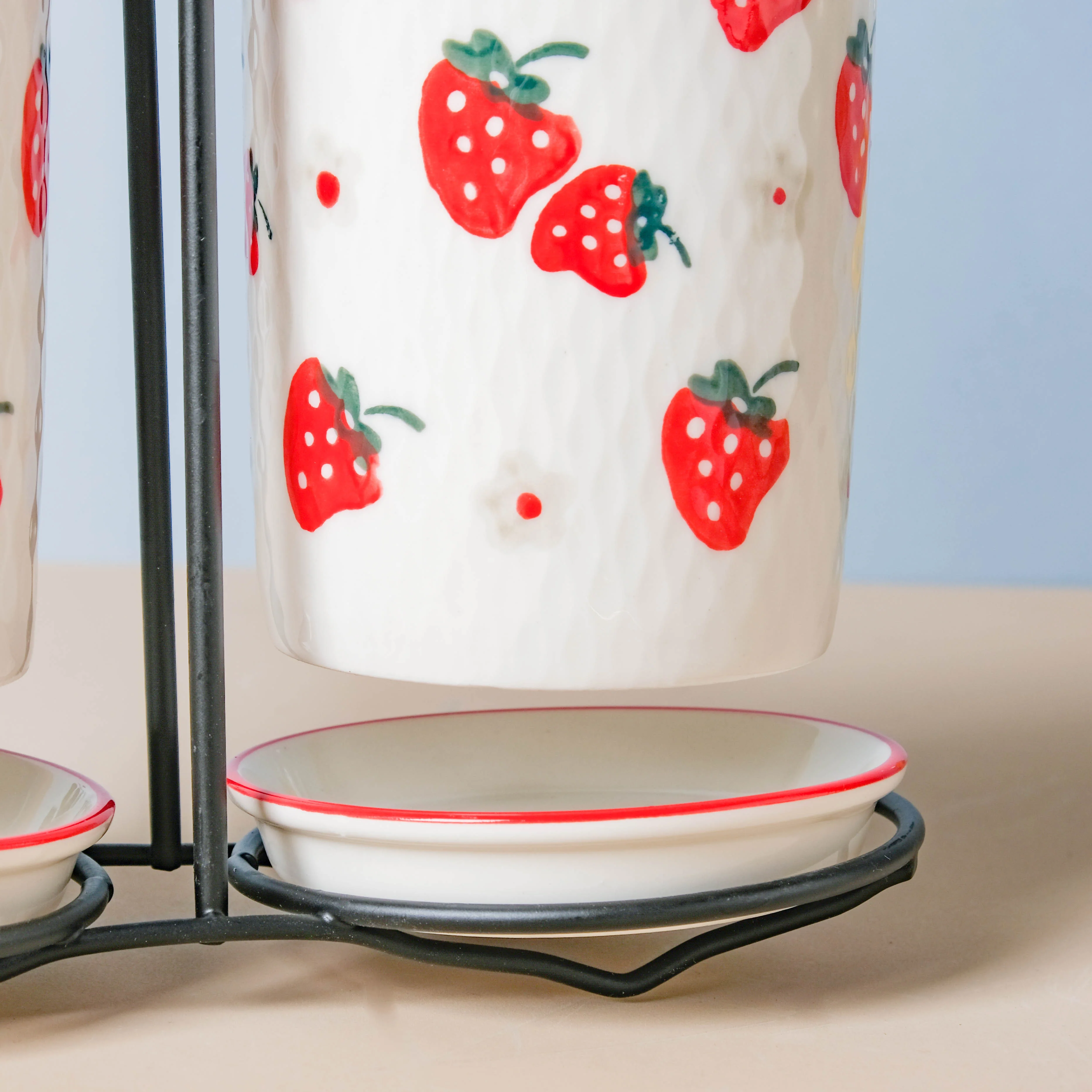 Strawberry Print Chopstick Holder Set of 2 - Image 10