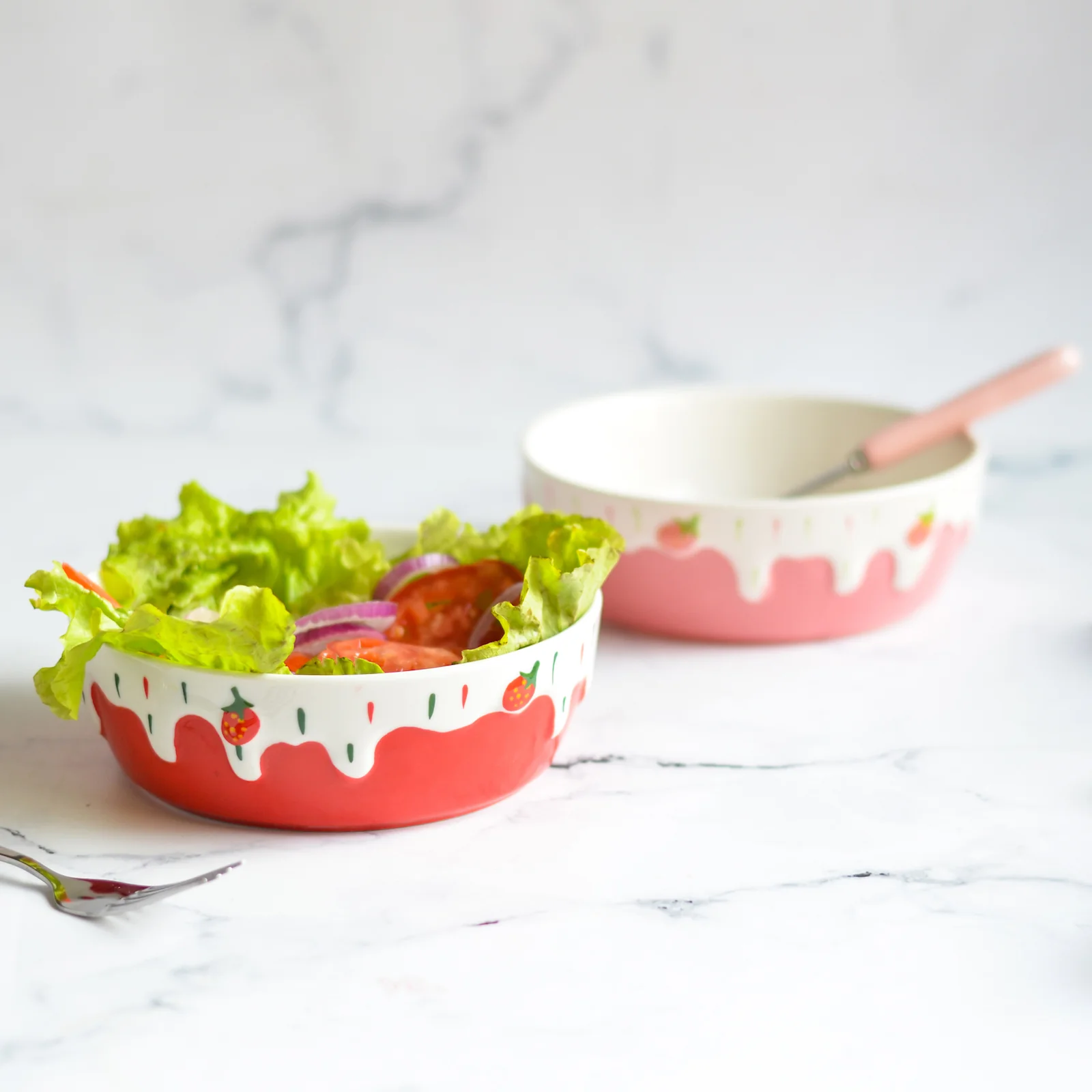 Strawberry Salad Bowls