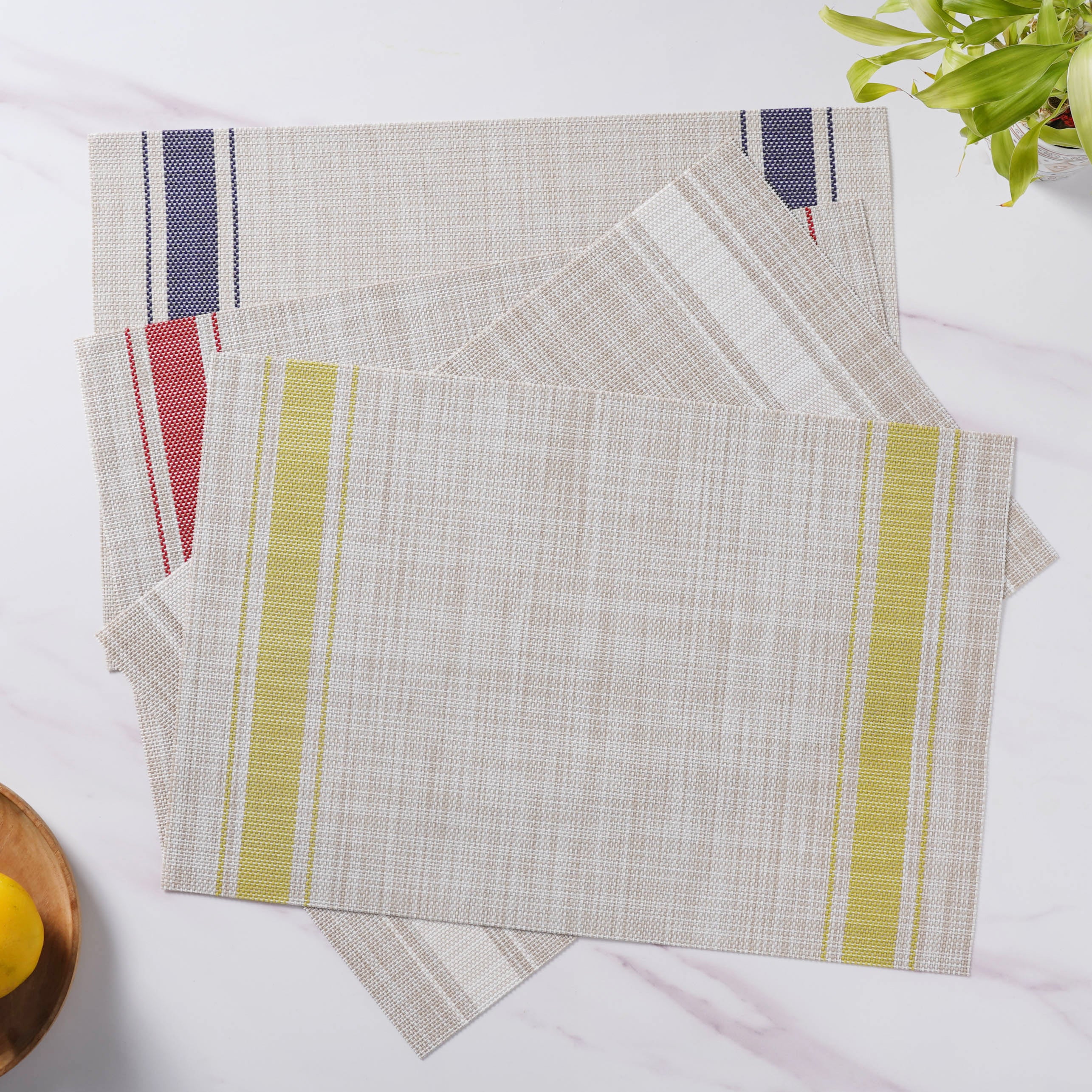 Striped Table Mat Set Of 6 - Image 2