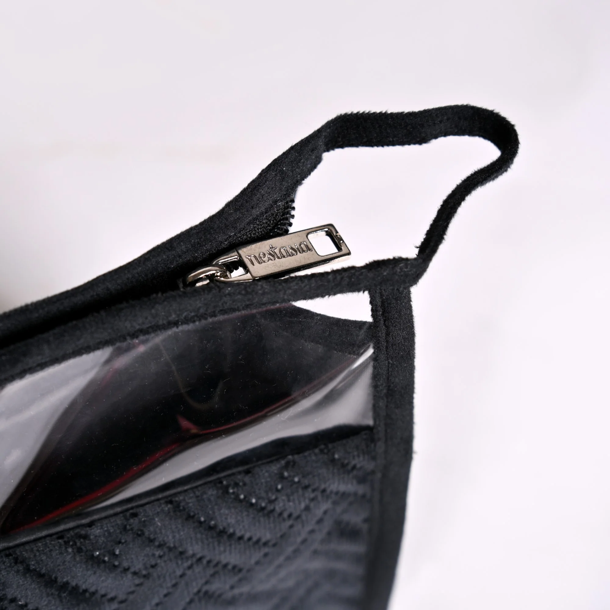 Stylish Black Travel And Makeup Pouch Set Of 2 - Image 8