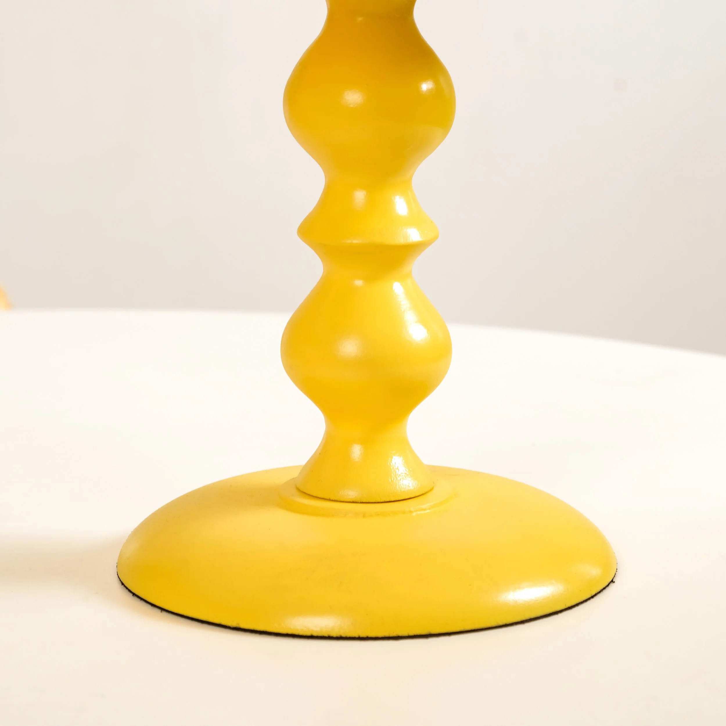 Sugar Pop Round Cake Stand Set Of 2 Pink And Yellow - Image 8