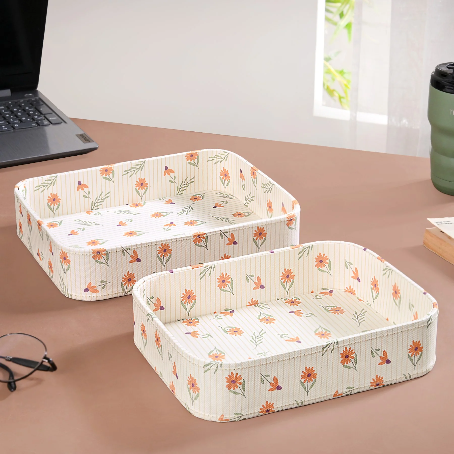 Sundaisy Eco Friendly Organiser Tray Set Of 2 - Image 2