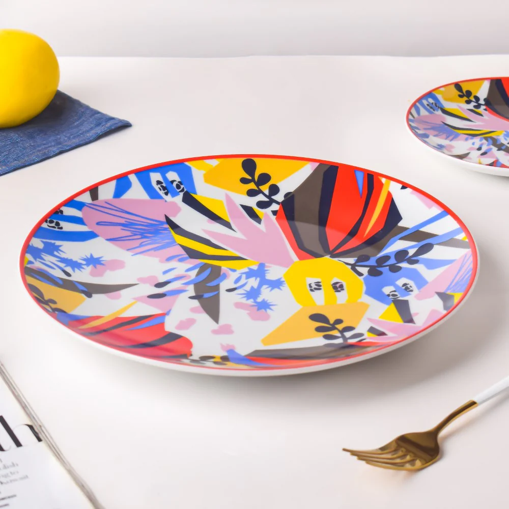 Sylvia Ceramic Dinner Plate 10 Inch - Image 3