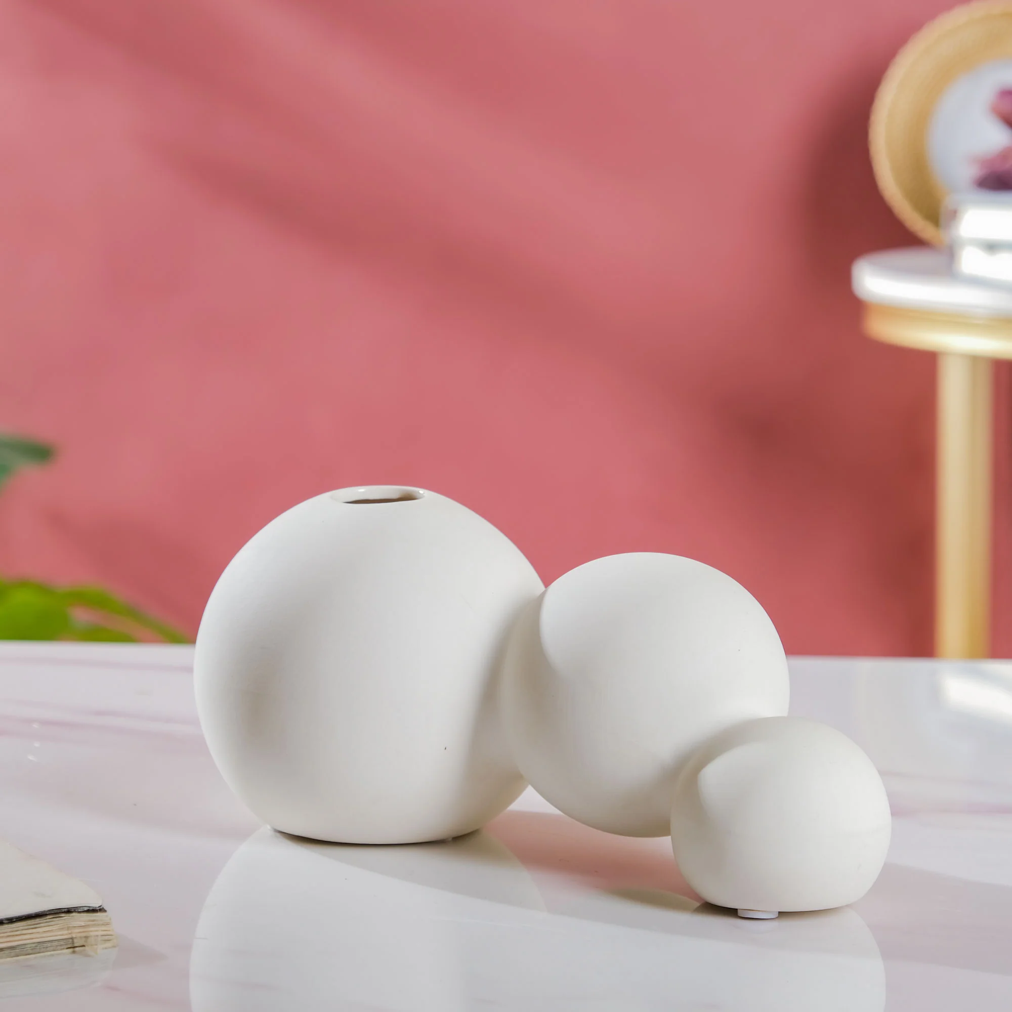 Tabletop Bubble Bud Ceramic Vase - Image 7