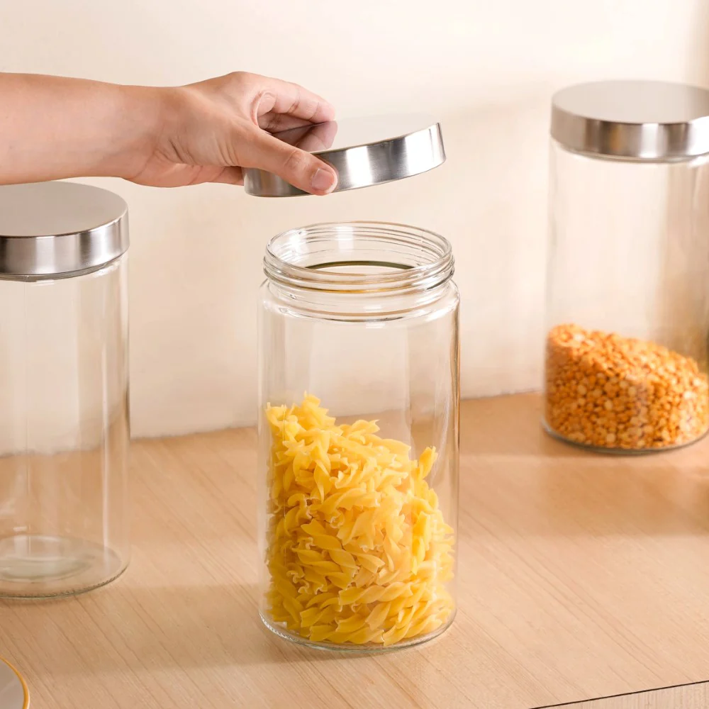 Tall Kitchen Storage Jars Set Of 4 1500ml - Image 7