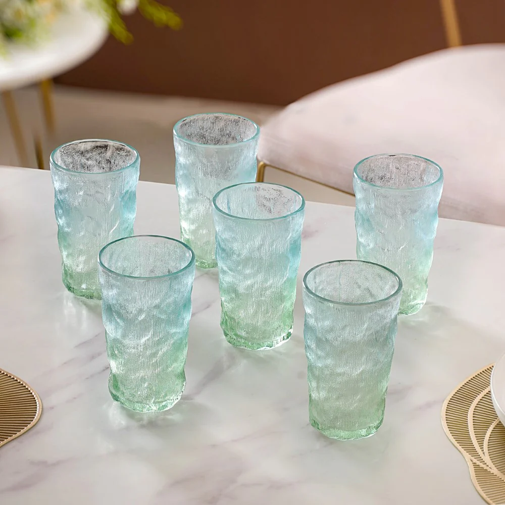 Tall Ombre Glacier Glass Set Of 6 350 ml - Image 3