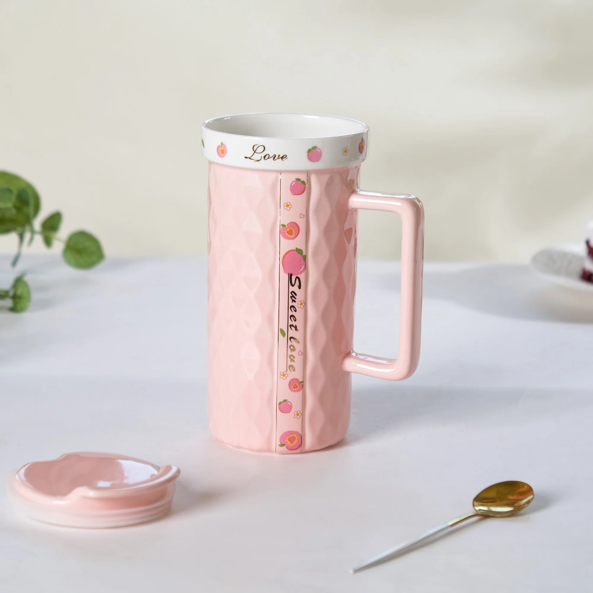 Tall Peach Fruity Cup 550 ml - Image 5